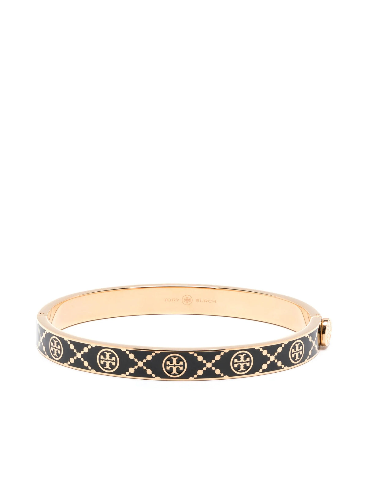 Miller enamelled-logo hinge bracelet