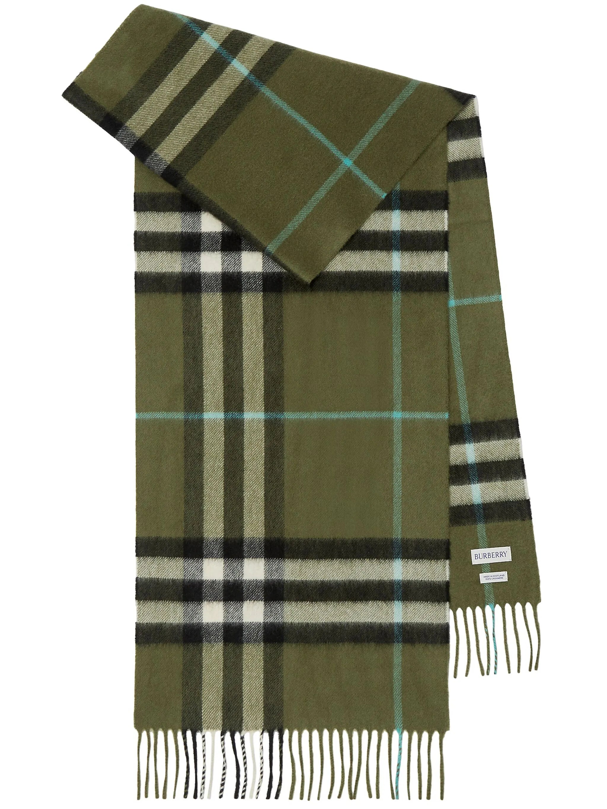 Vintage Check cashmere scarf
