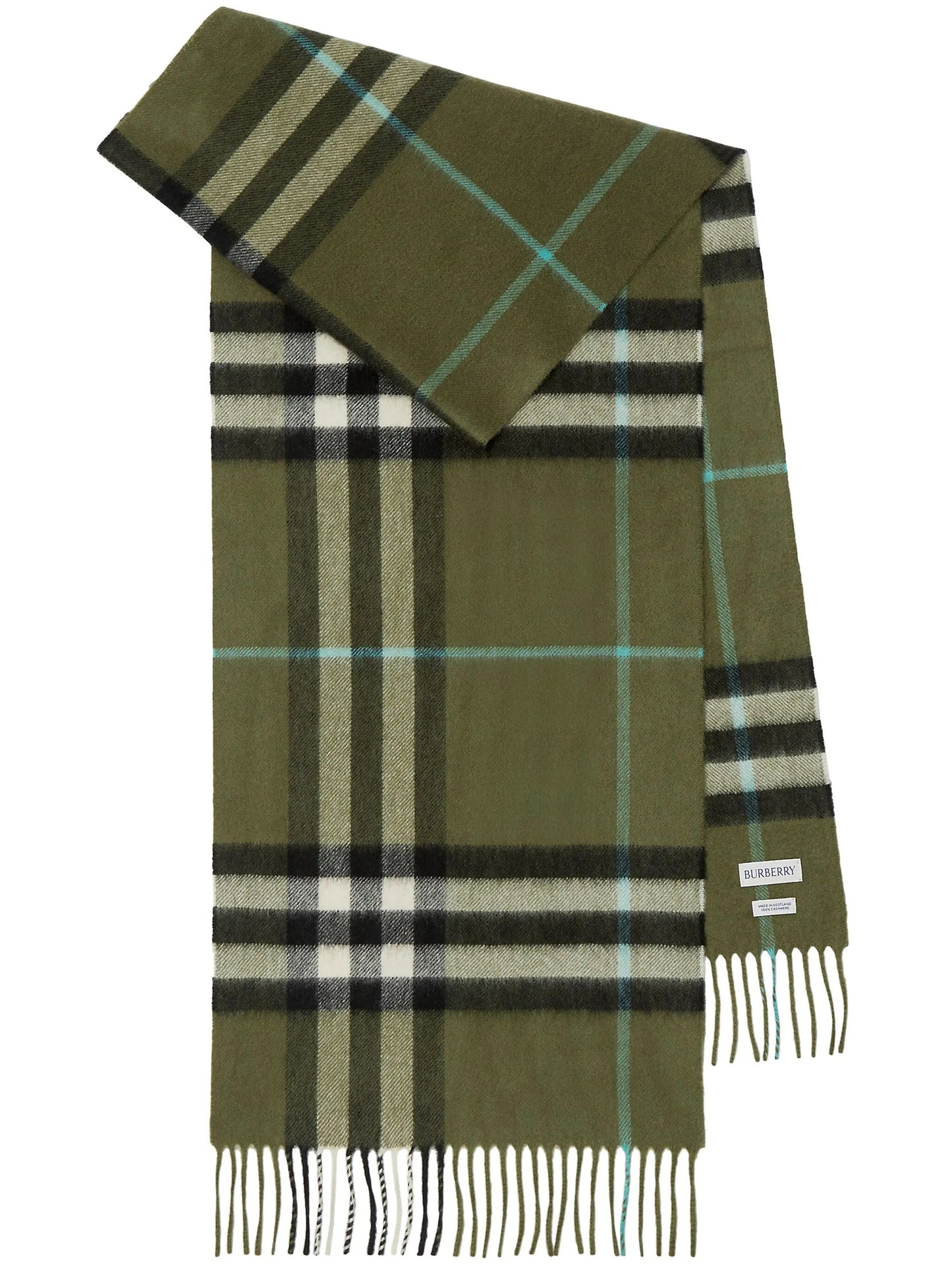 Vintage Check cashmere scarf