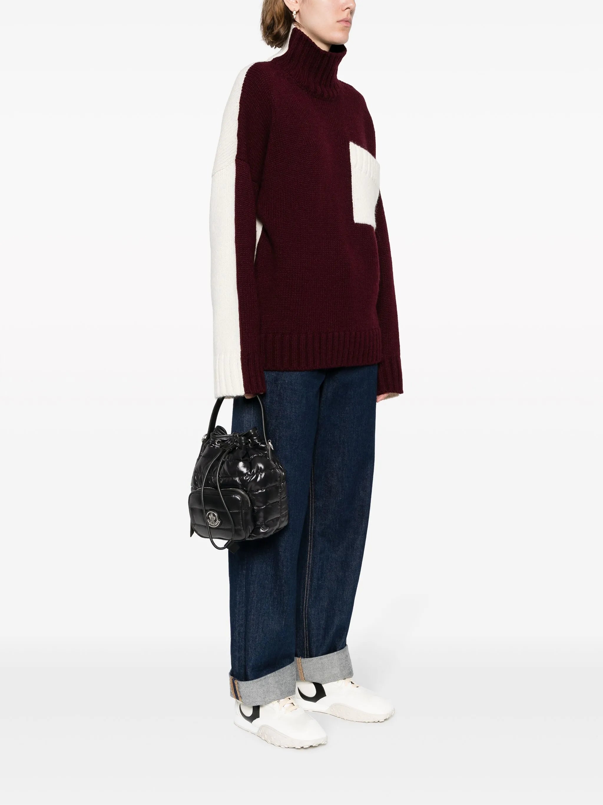 Kilia quilted bucket bag