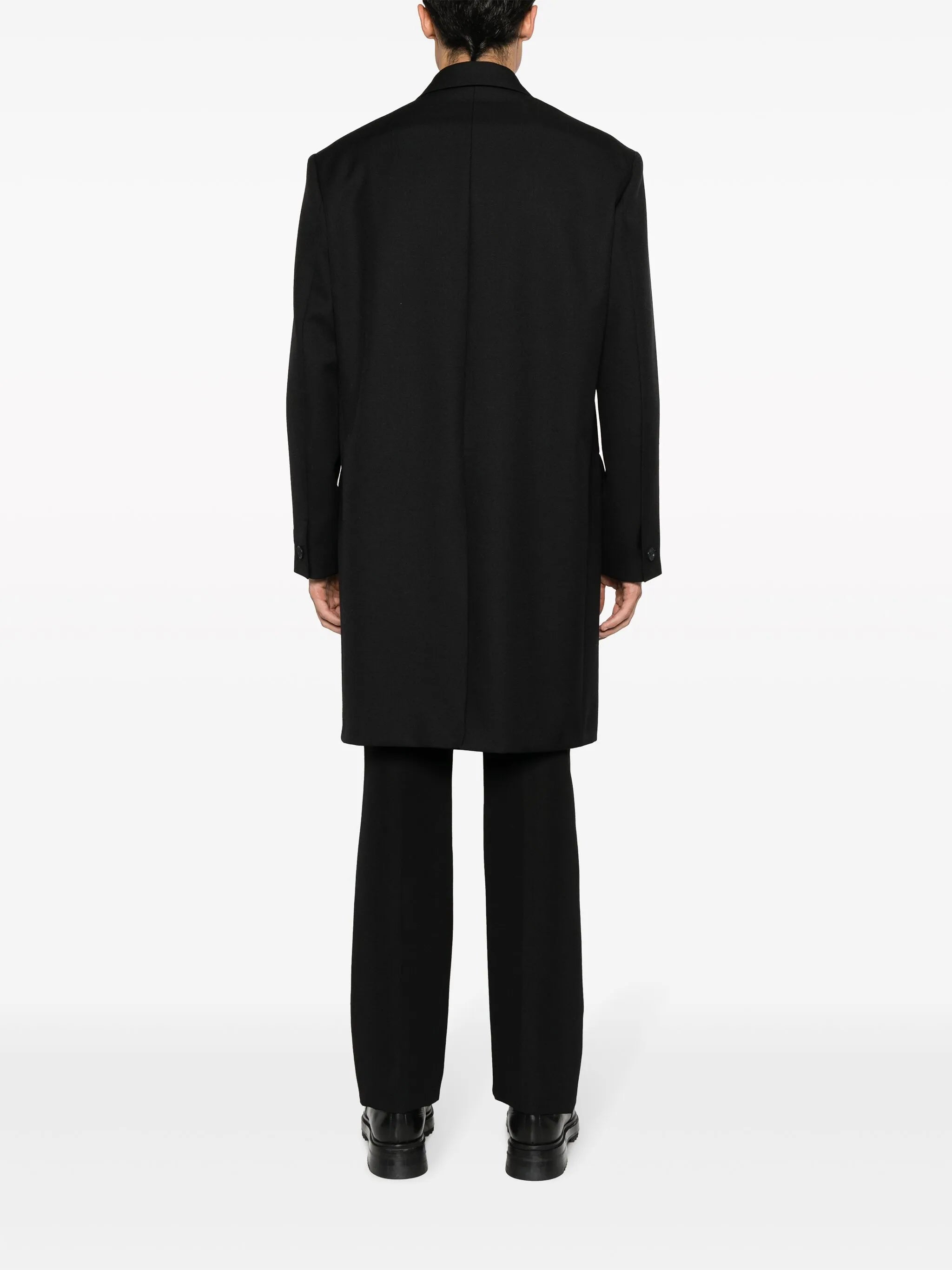 tailored virgin-wool coat
