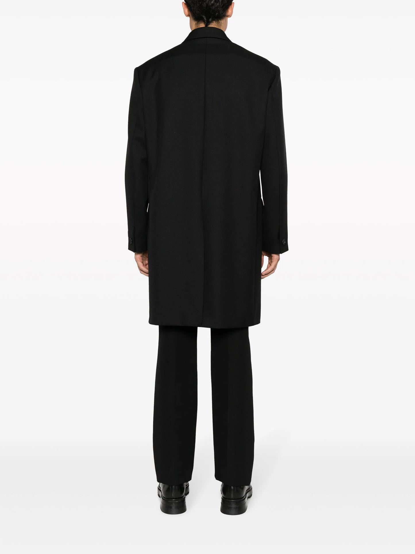 tailored virgin-wool coat