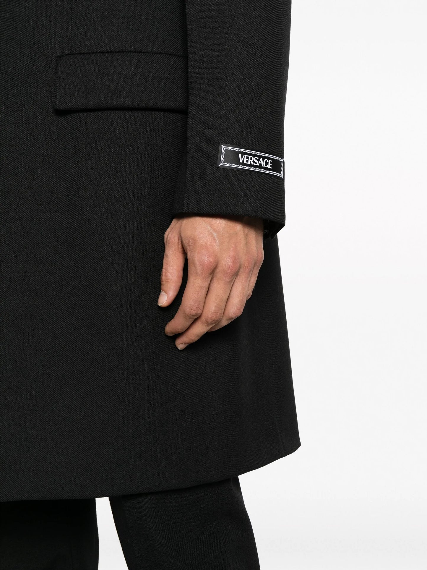 tailored virgin-wool coat