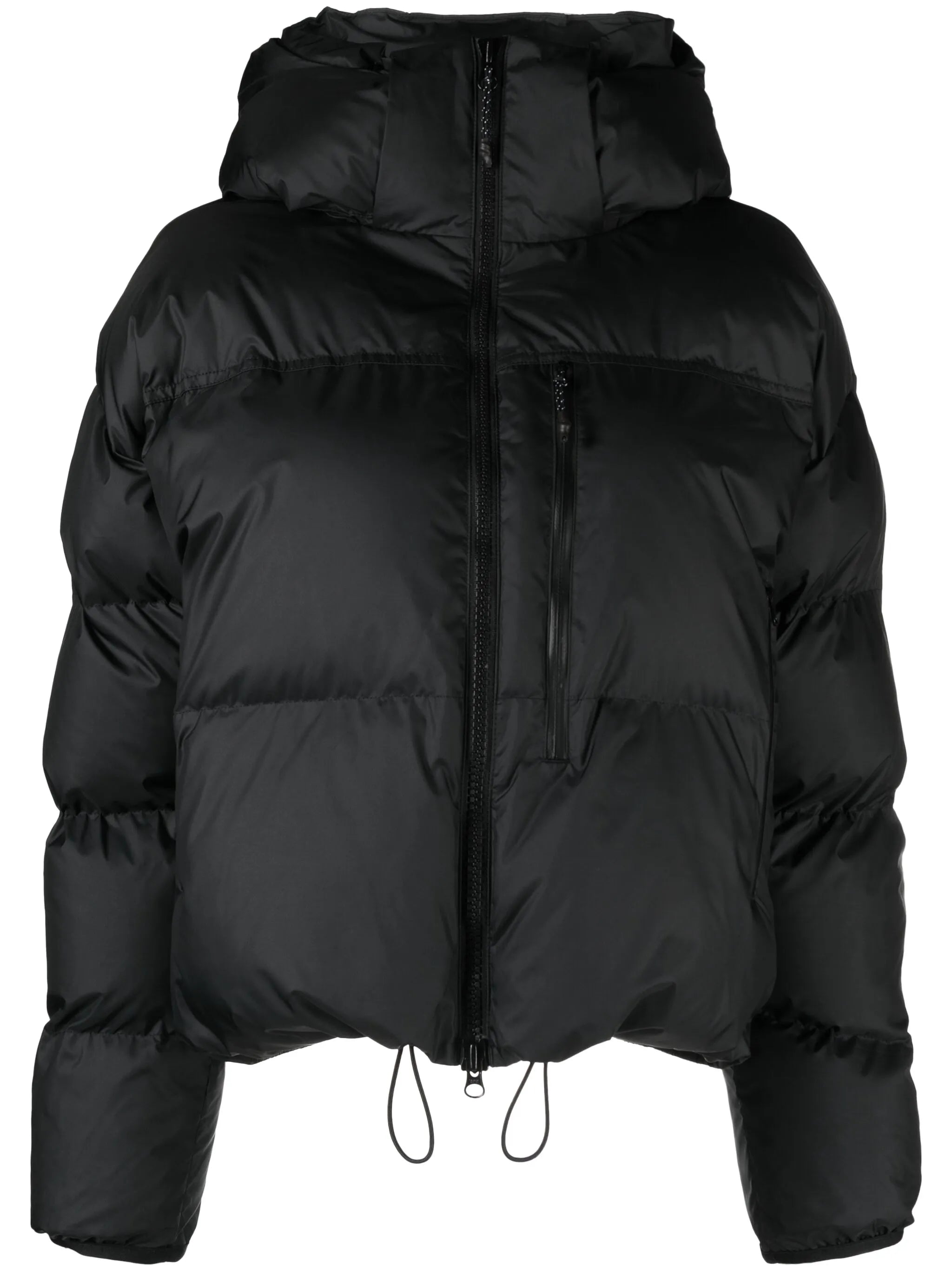 logo-patch puffer jacket