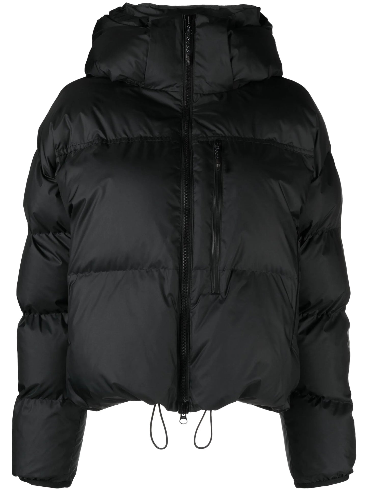 logo-patch puffer jacket