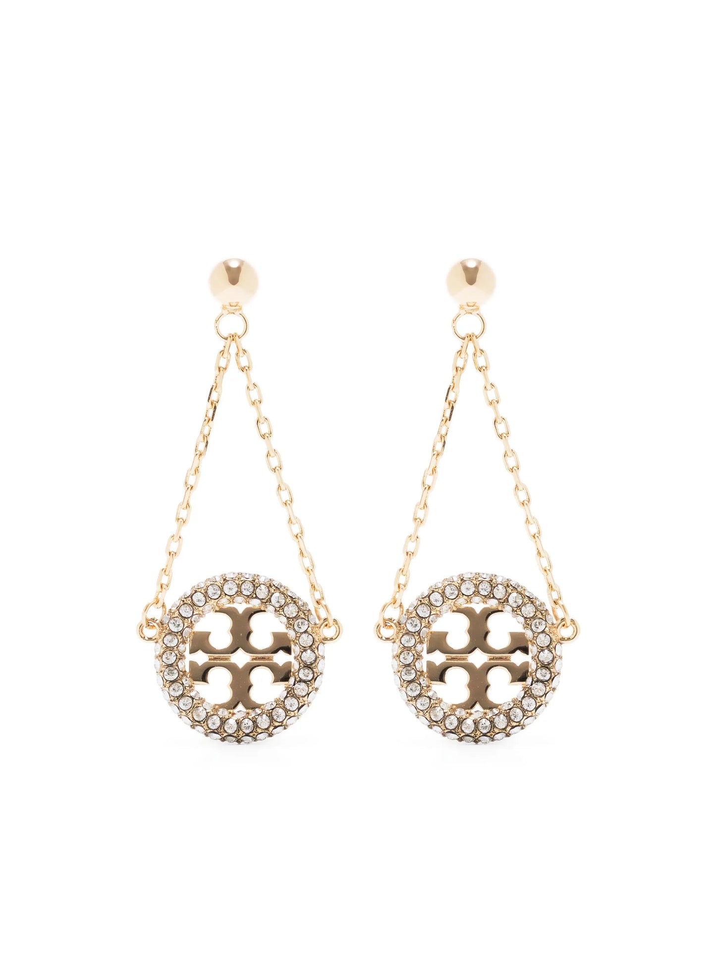 Miller pavé drop earrings