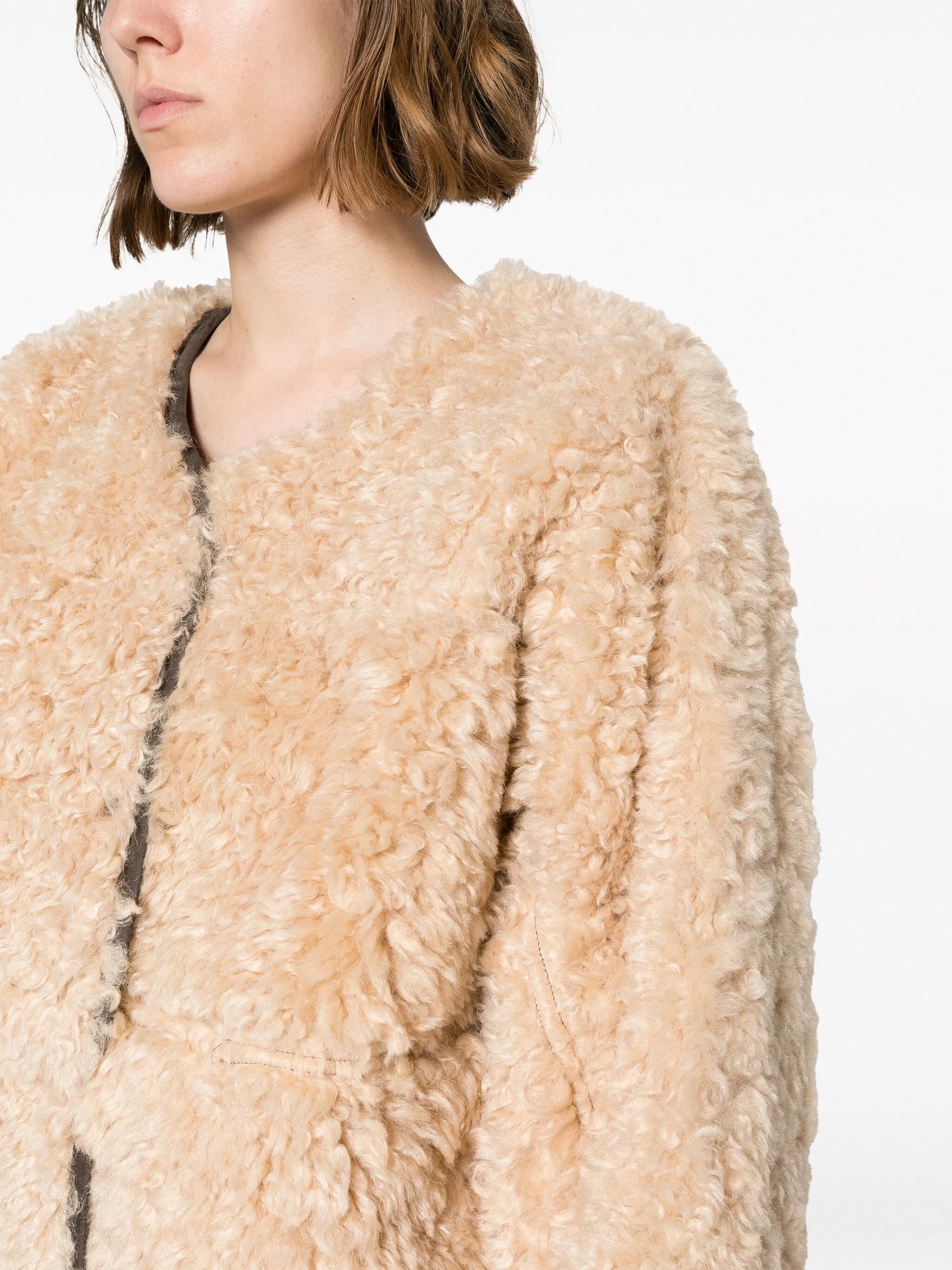 Charmaine reversible faux-shearling jacket