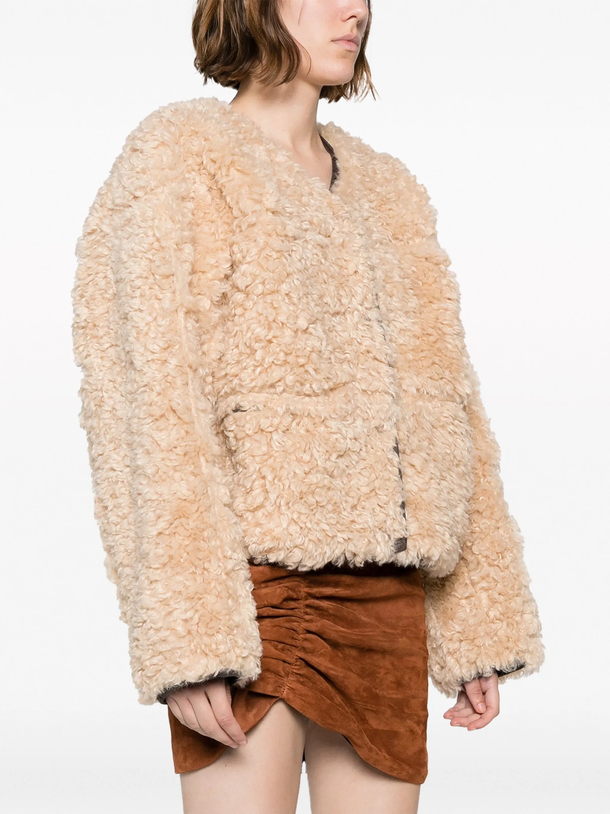 Charmaine reversible faux-shearling jacket