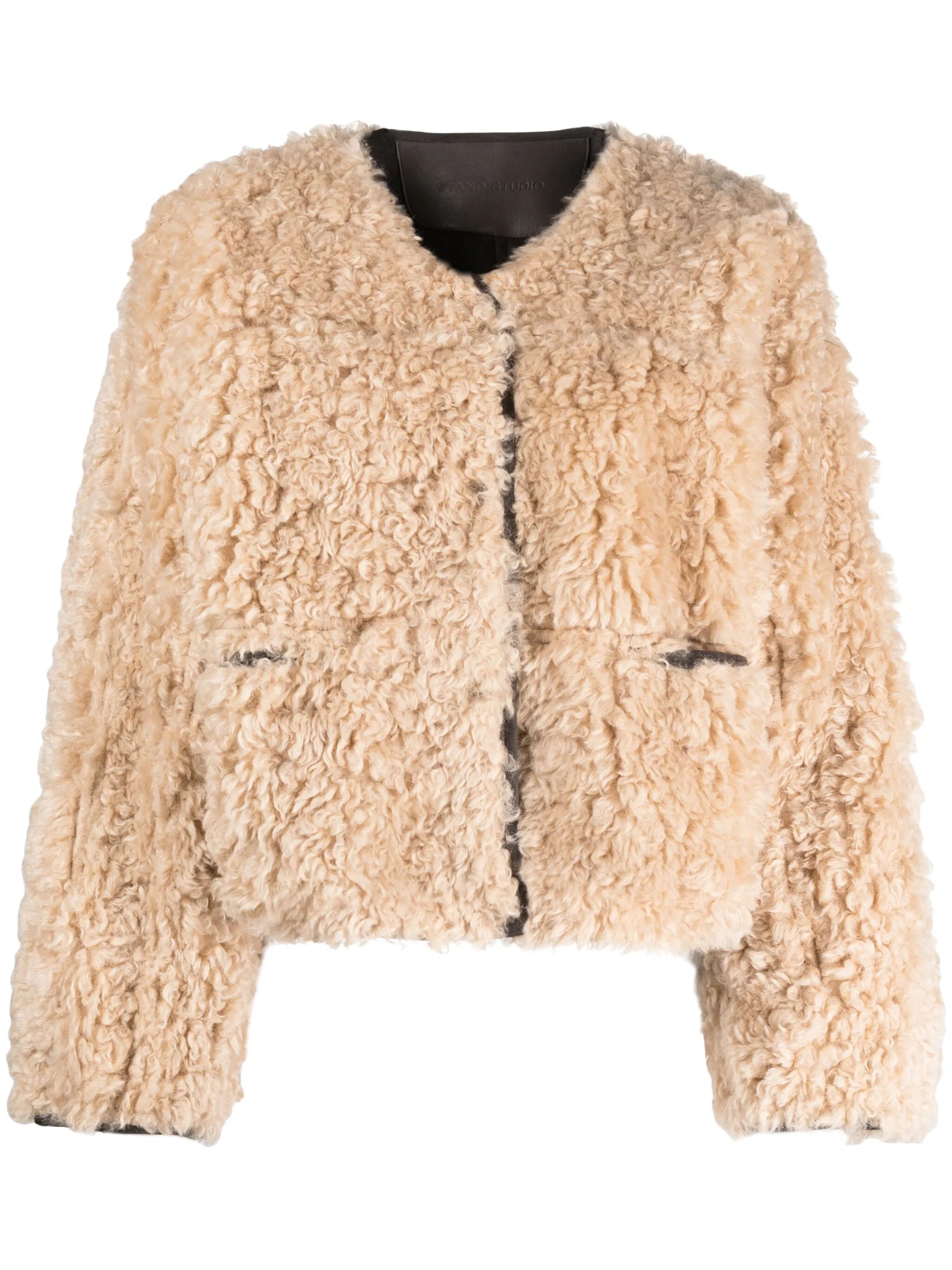 Charmaine reversible faux-shearling jacket