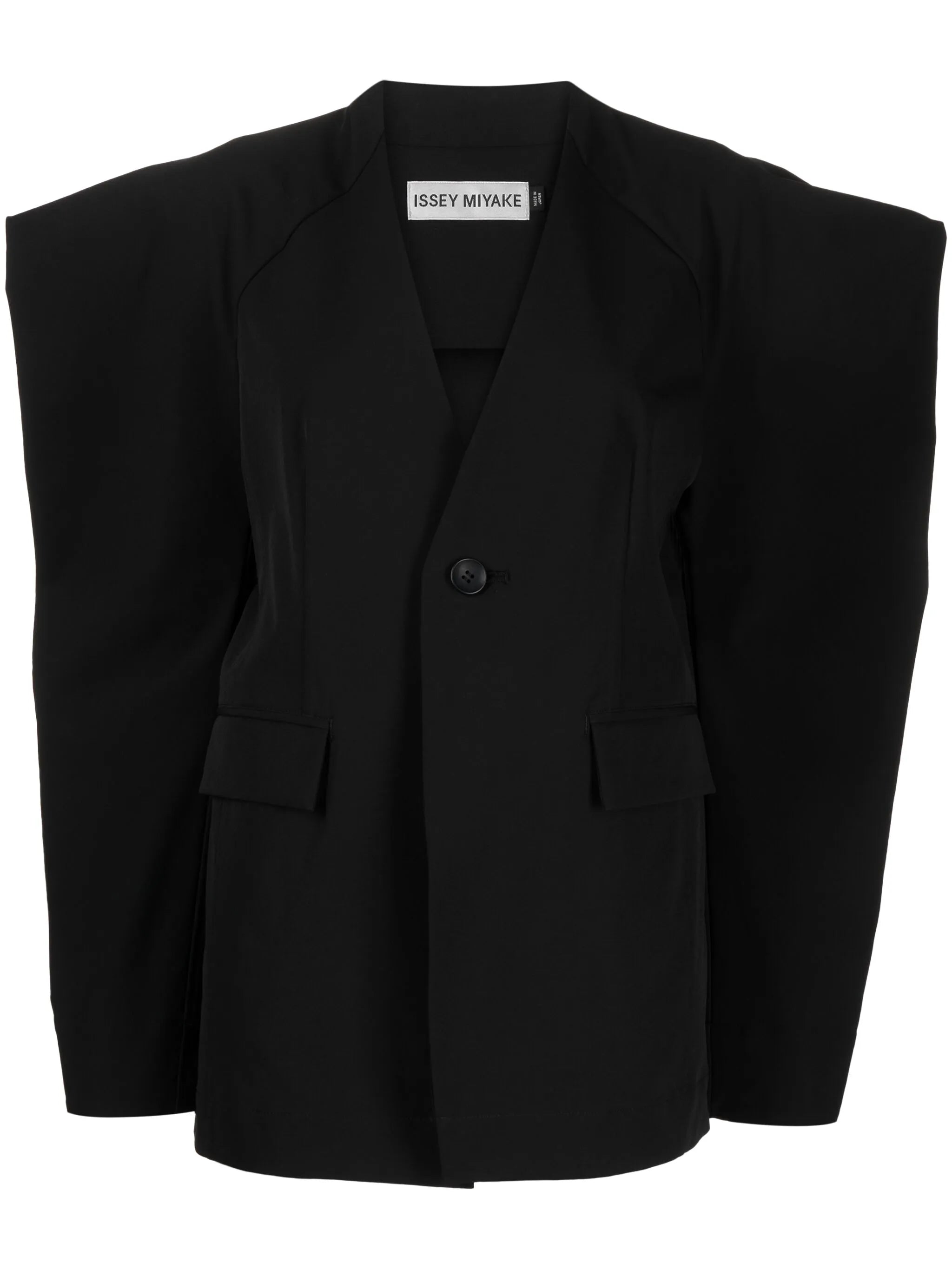 Canopy 3D-shoulder blazer jacket