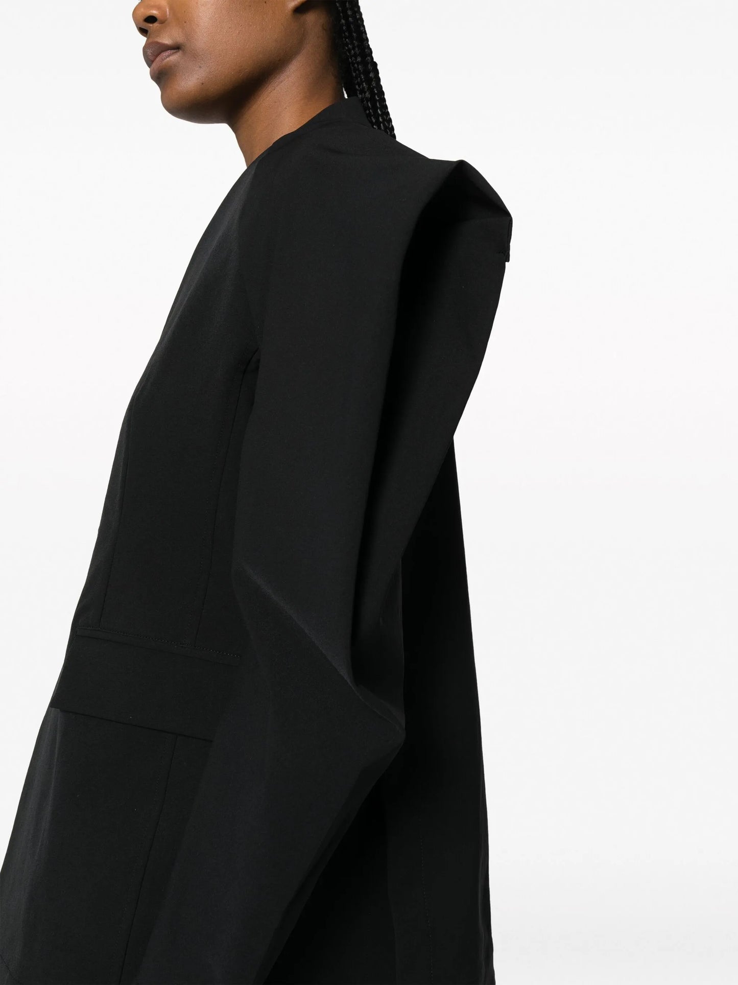 Canopy 3D-shoulder blazer jacket