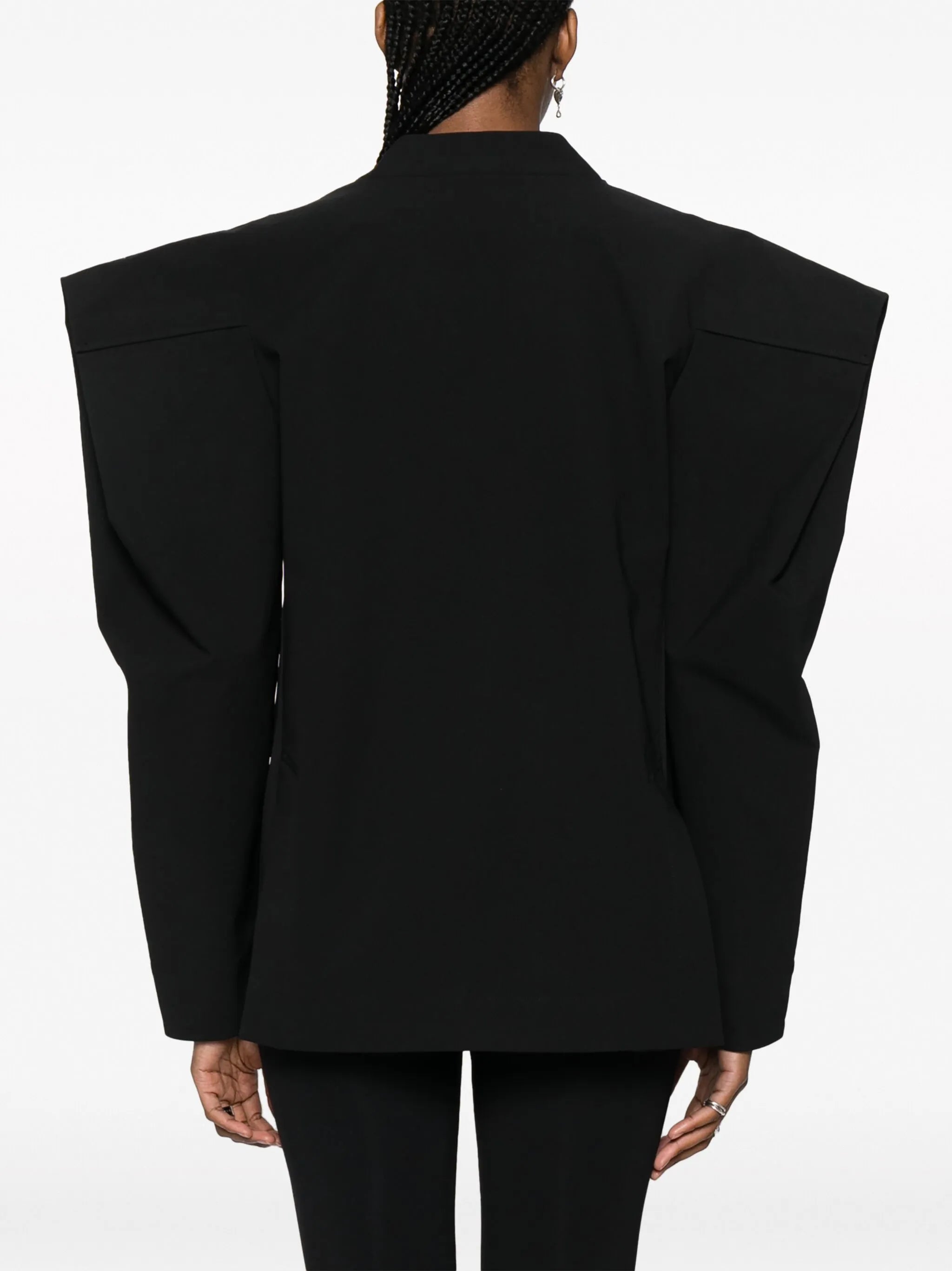 Canopy 3D-shoulder blazer jacket