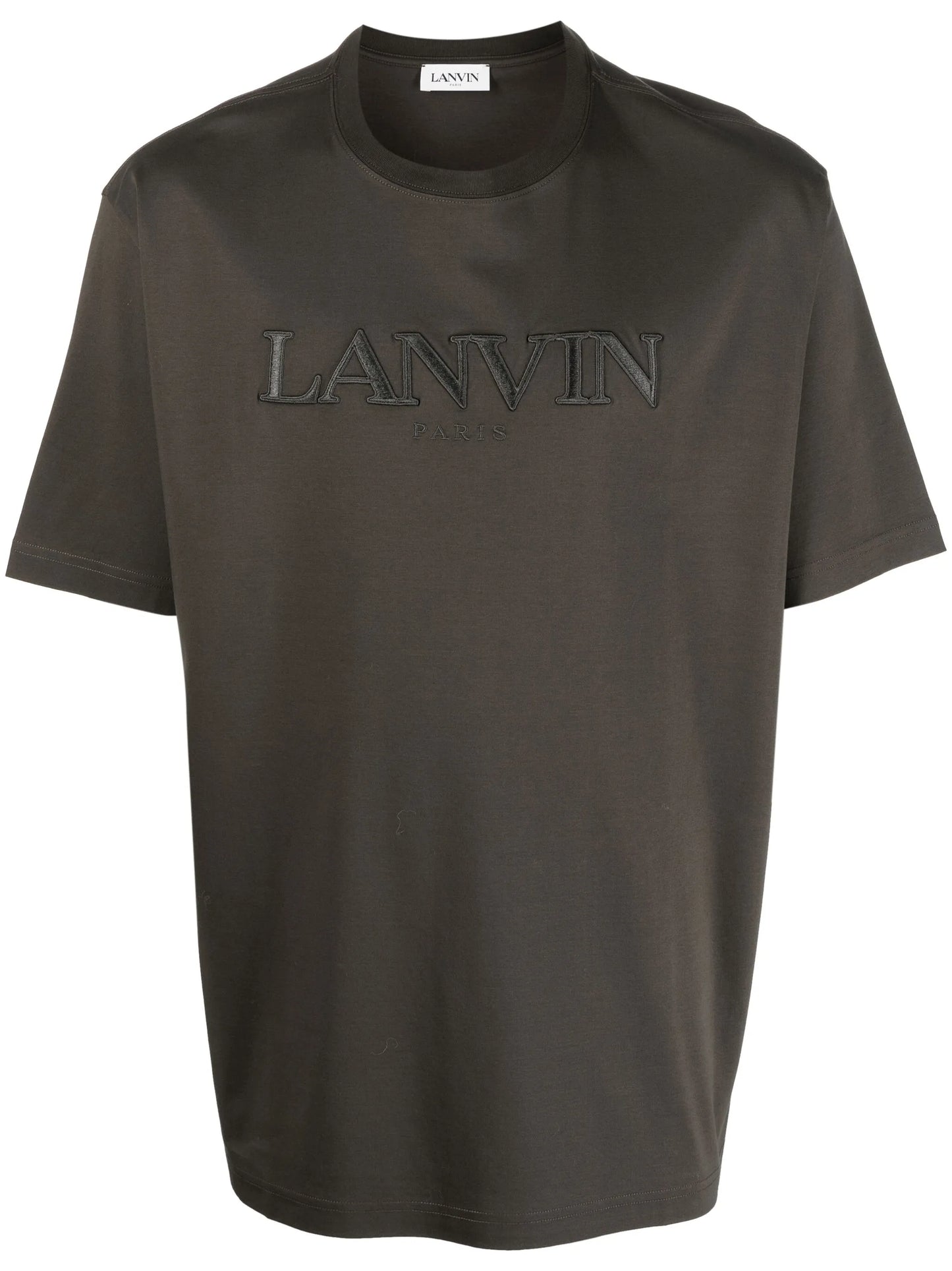 logo-embroidered cotton T-shirt