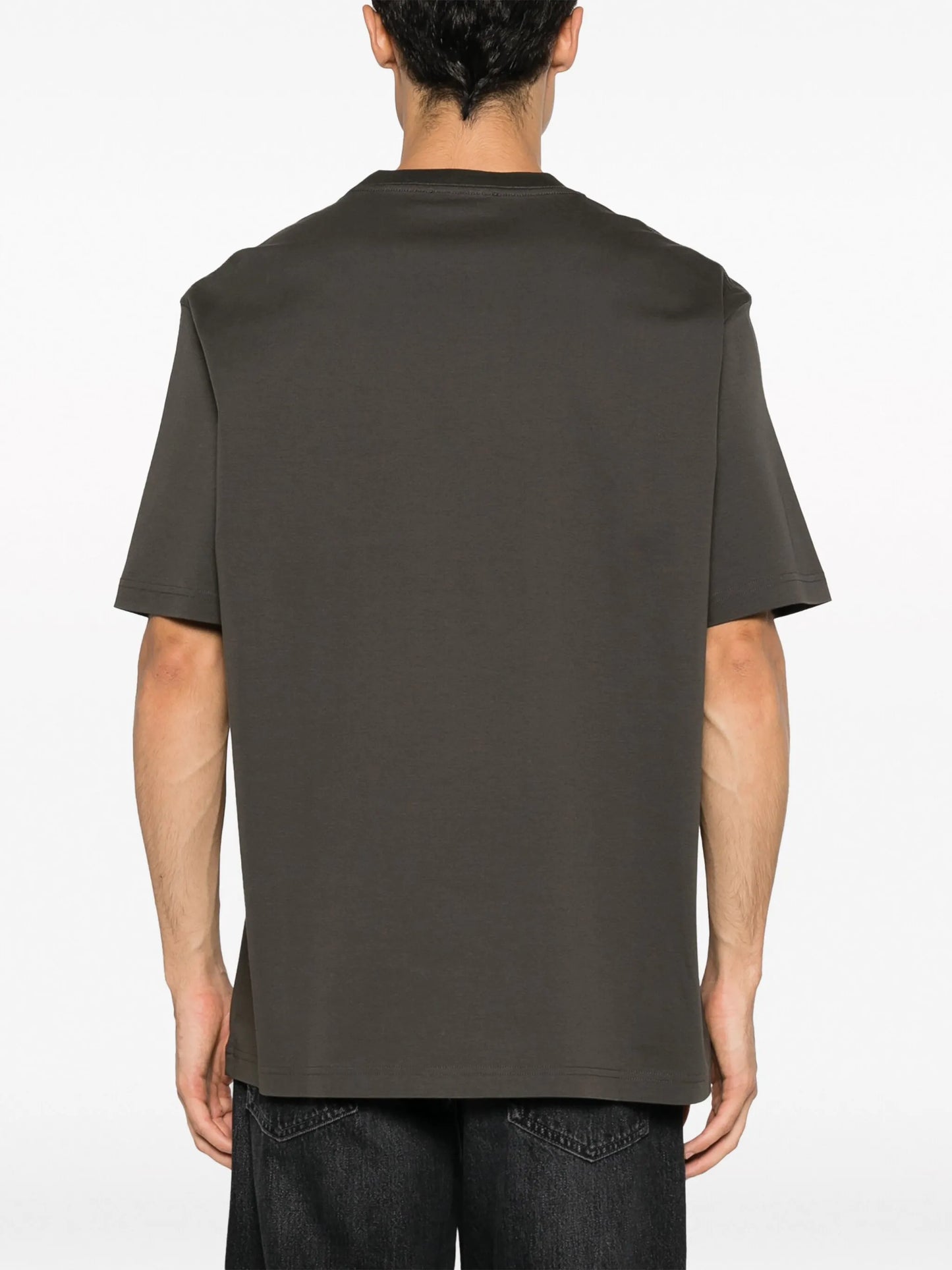 logo-embroidered cotton T-shirt