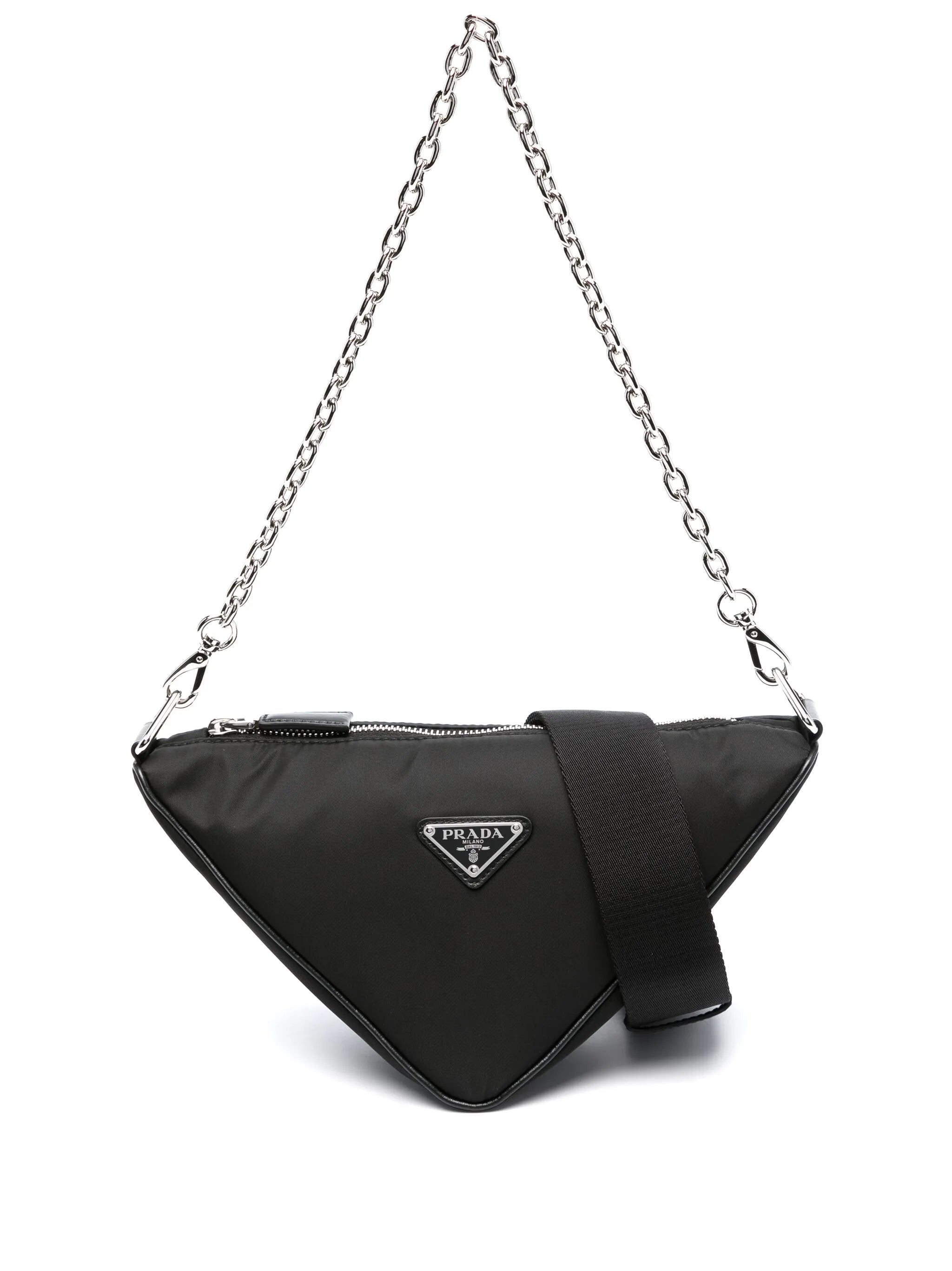 Triangle shoulder bag