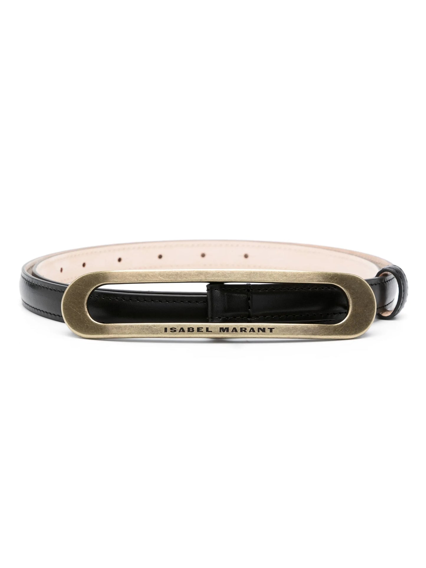 Leyden leather belt