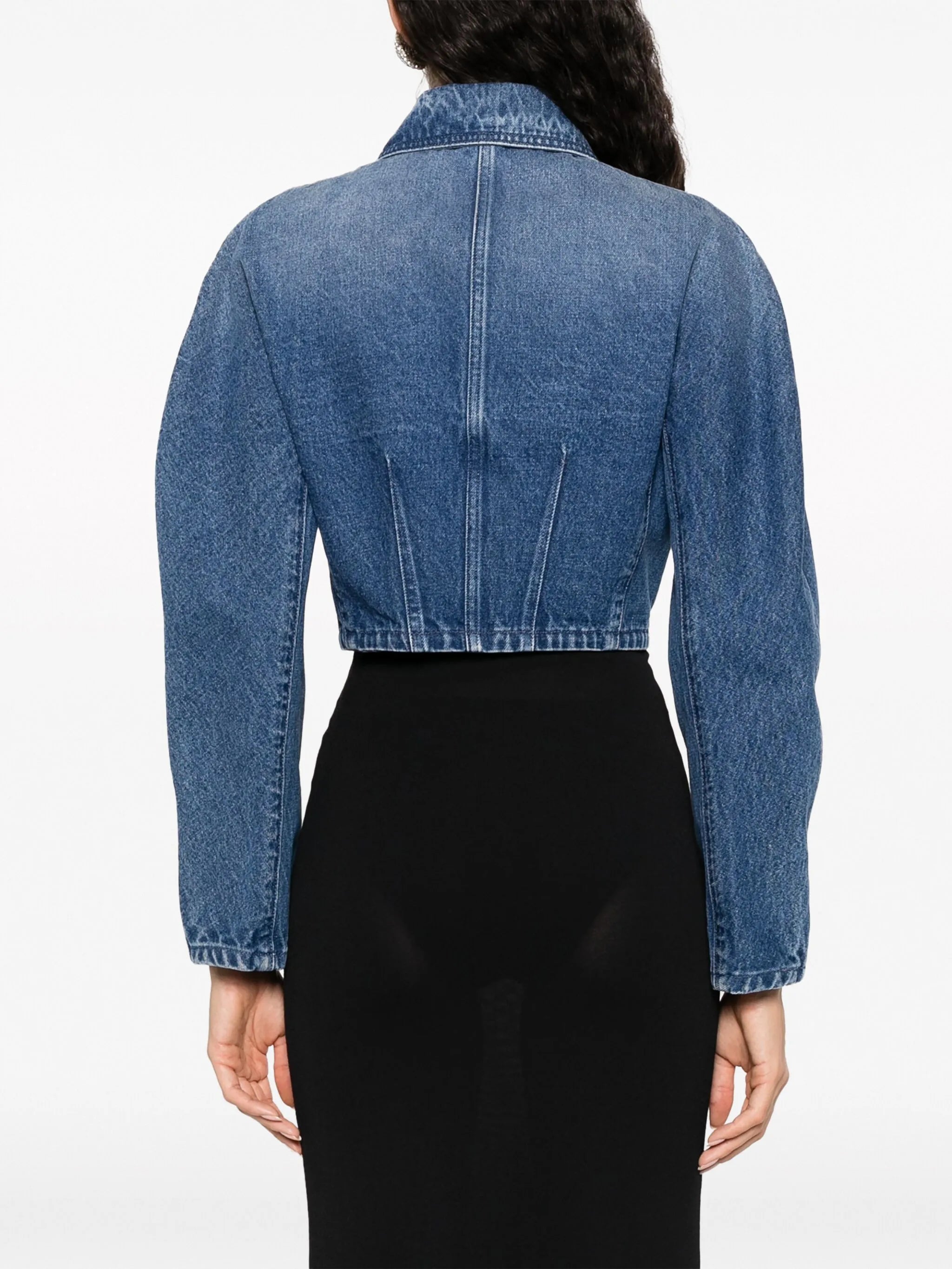 cropped denim jacket