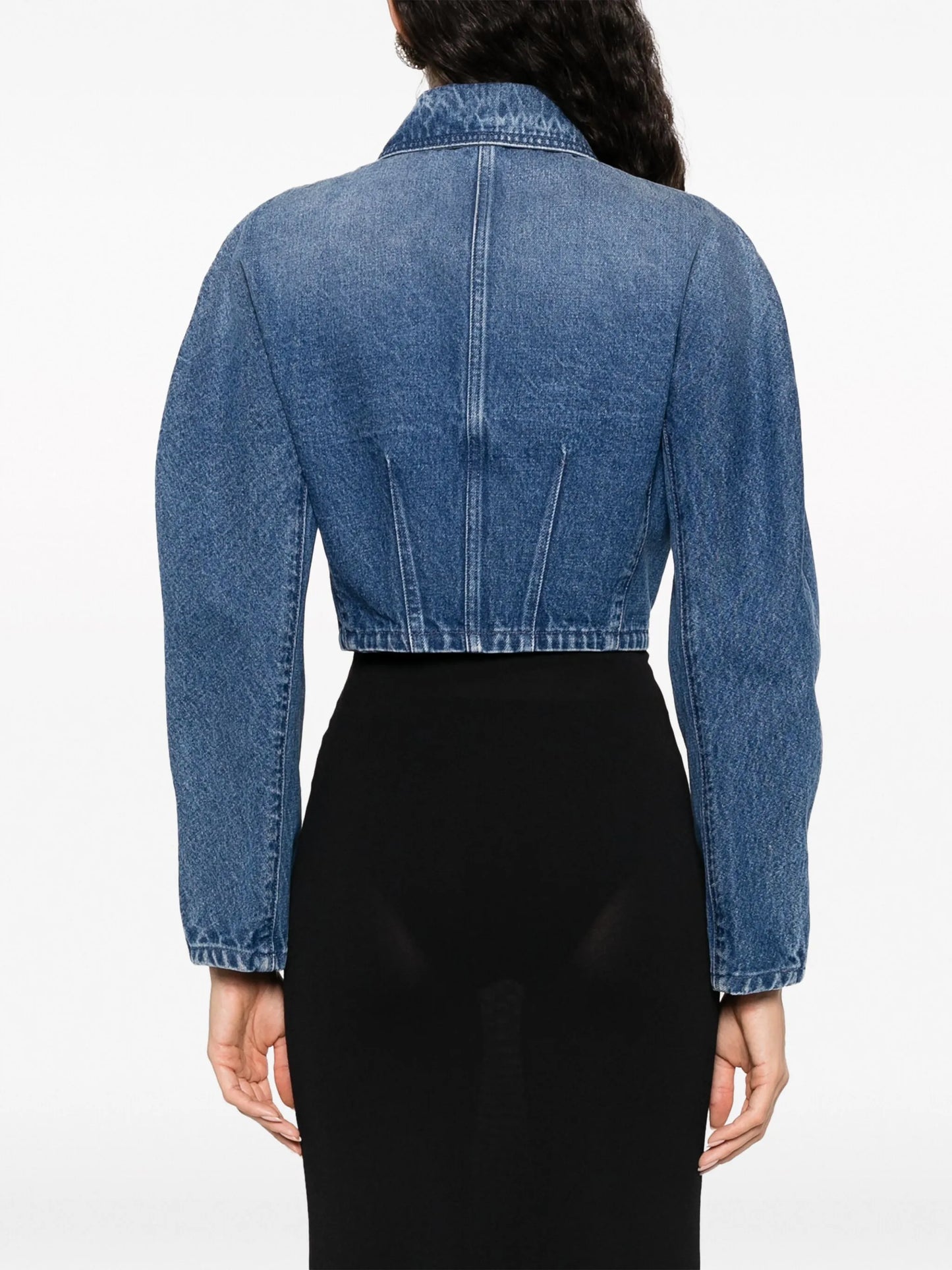 cropped denim jacket