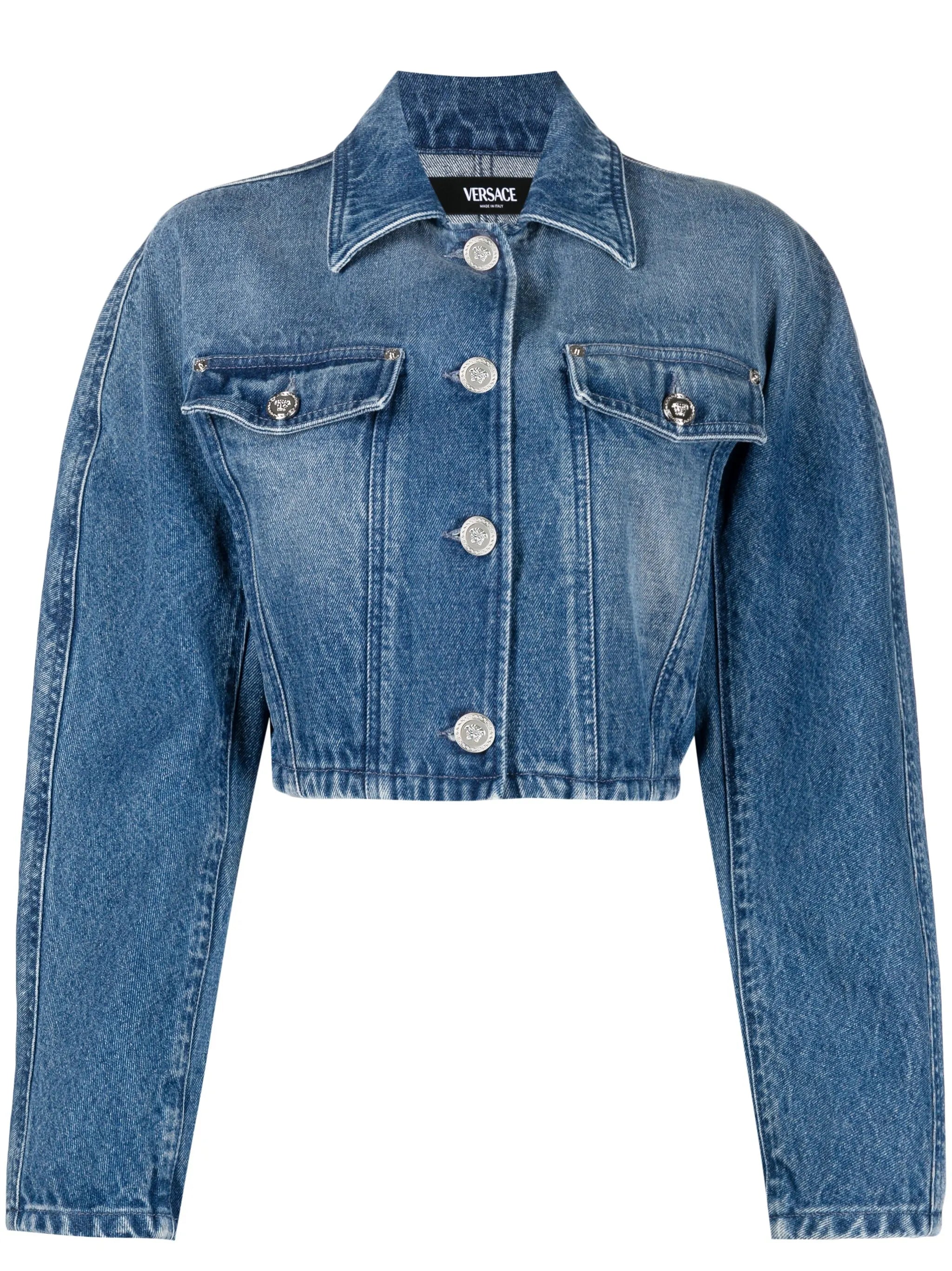cropped denim jacket