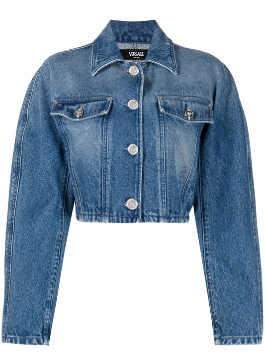 cropped denim jacket