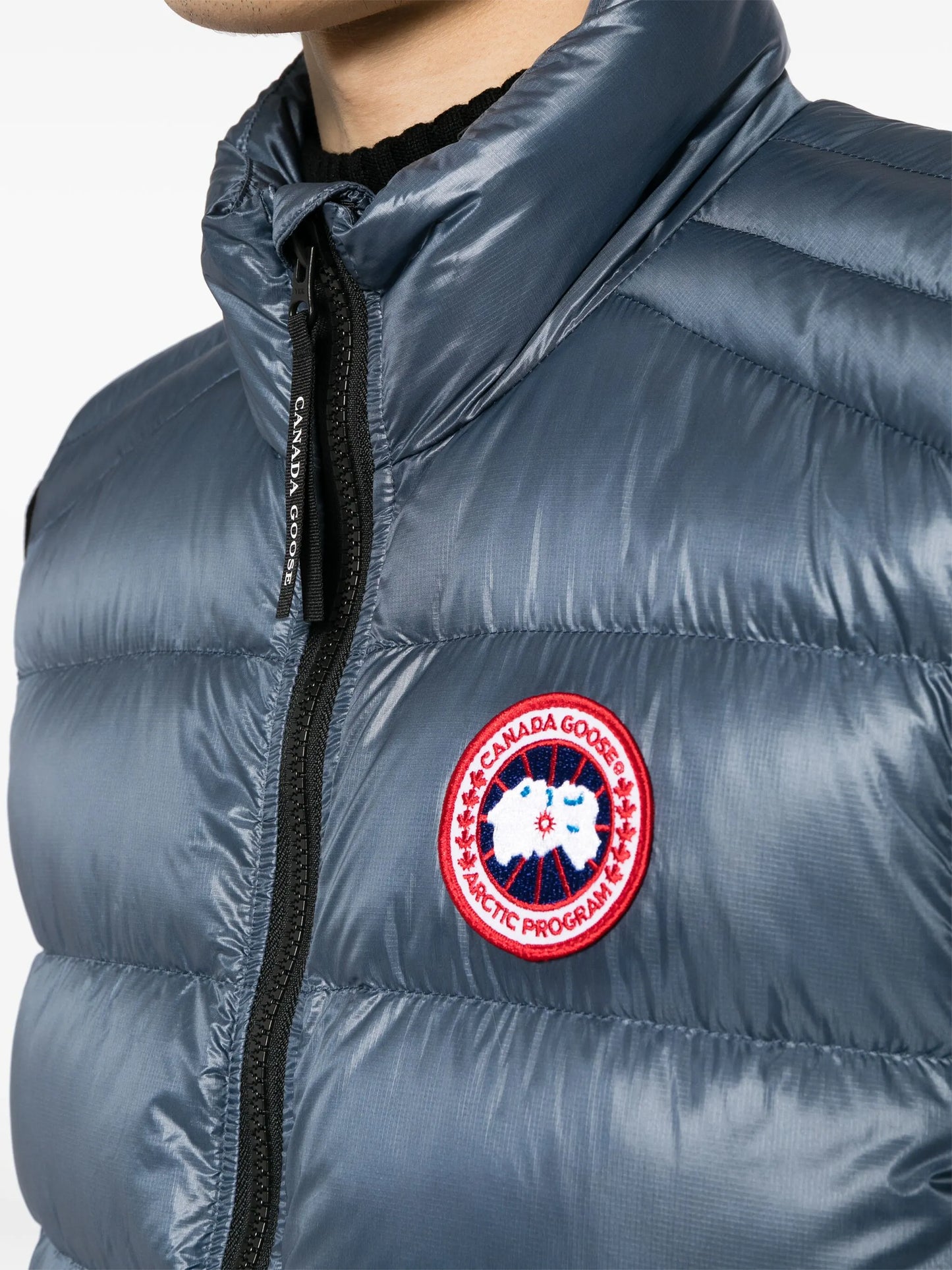 Crofton logo-appliqué gilet