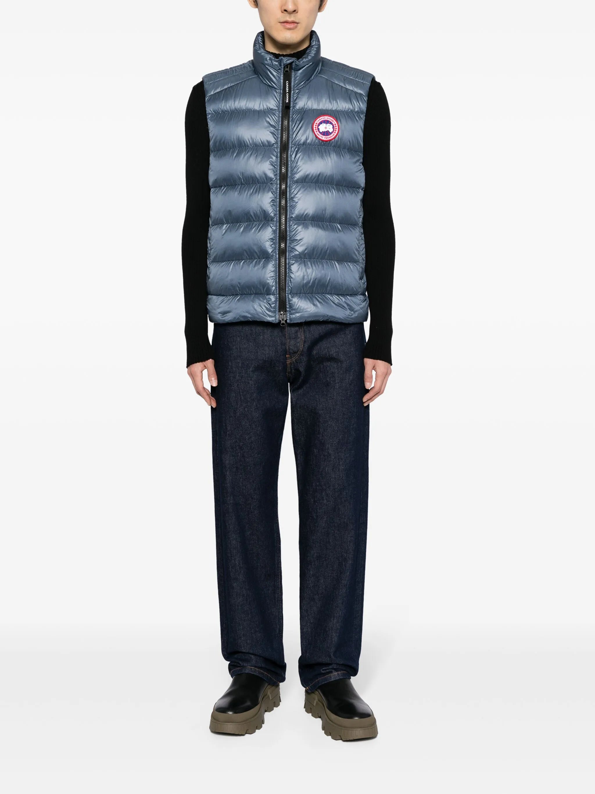 Crofton logo-appliqué gilet