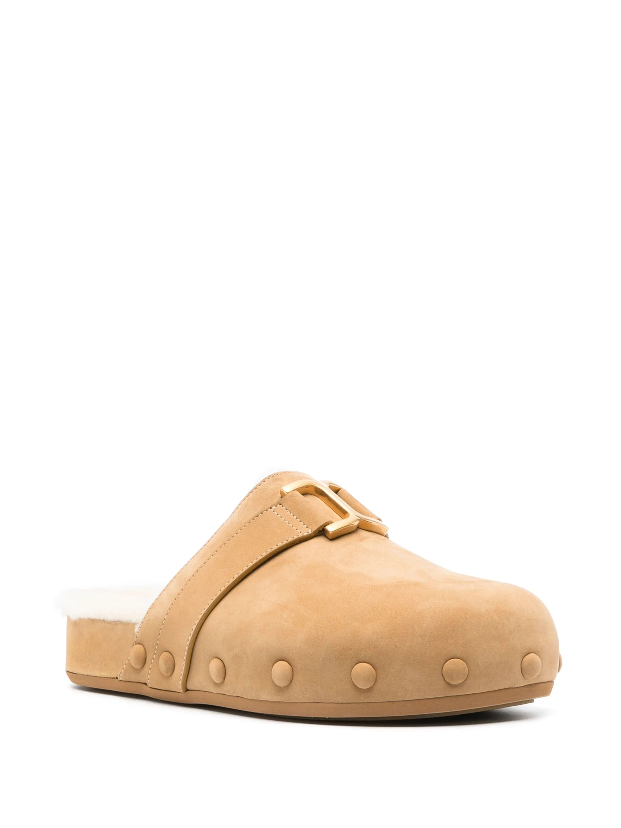 Marcie shearling clogs