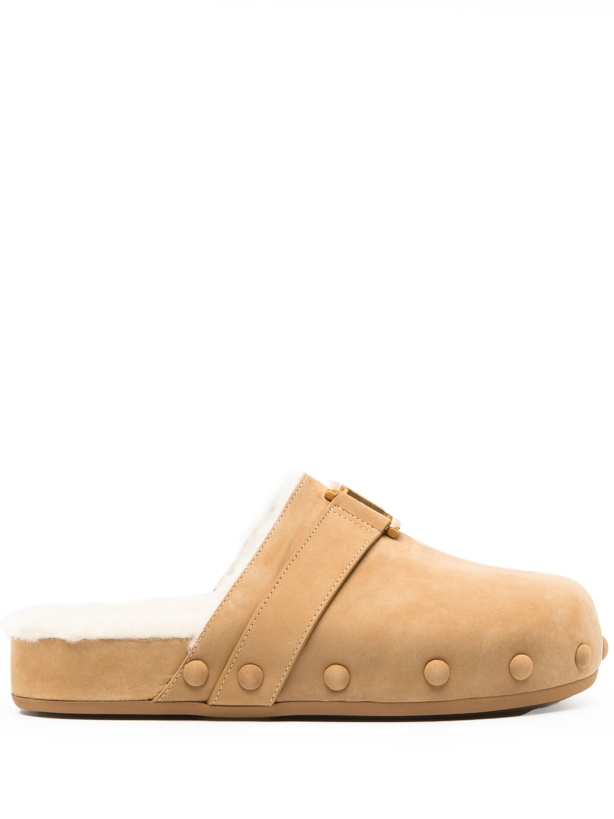 Marcie shearling clogs