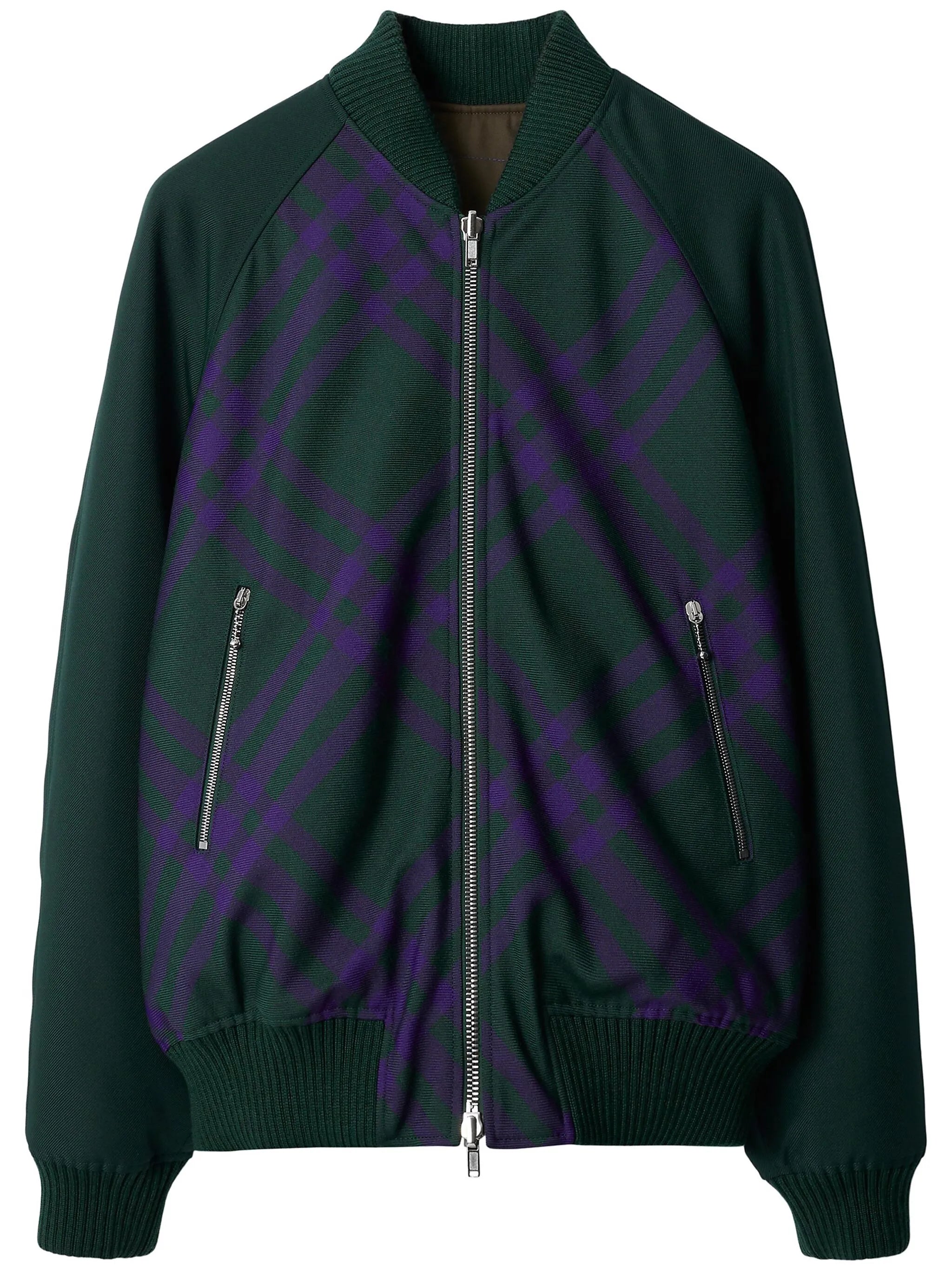 reversible bomber jacket
