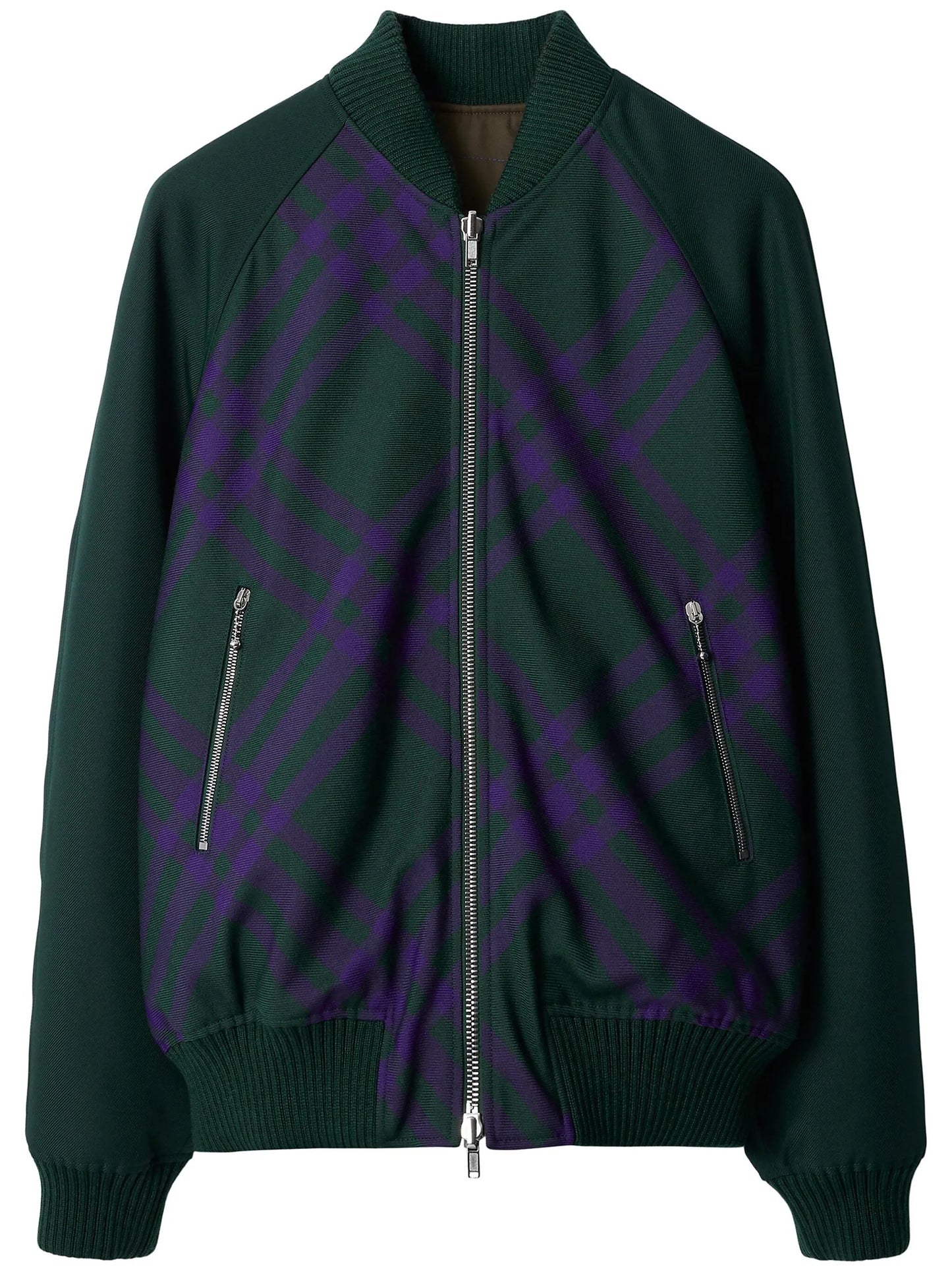 reversible bomber jacket