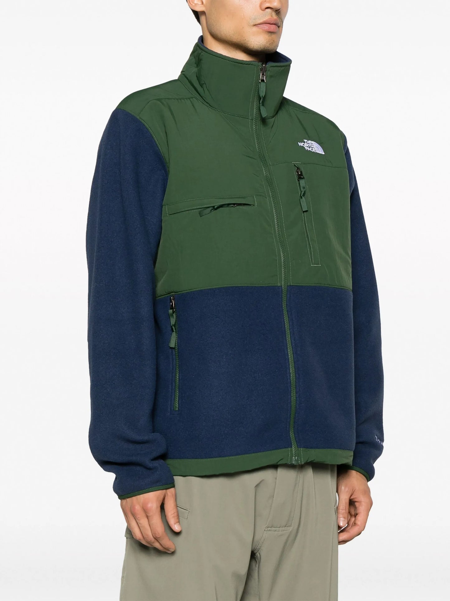 Denali logo-print panelled jacket
