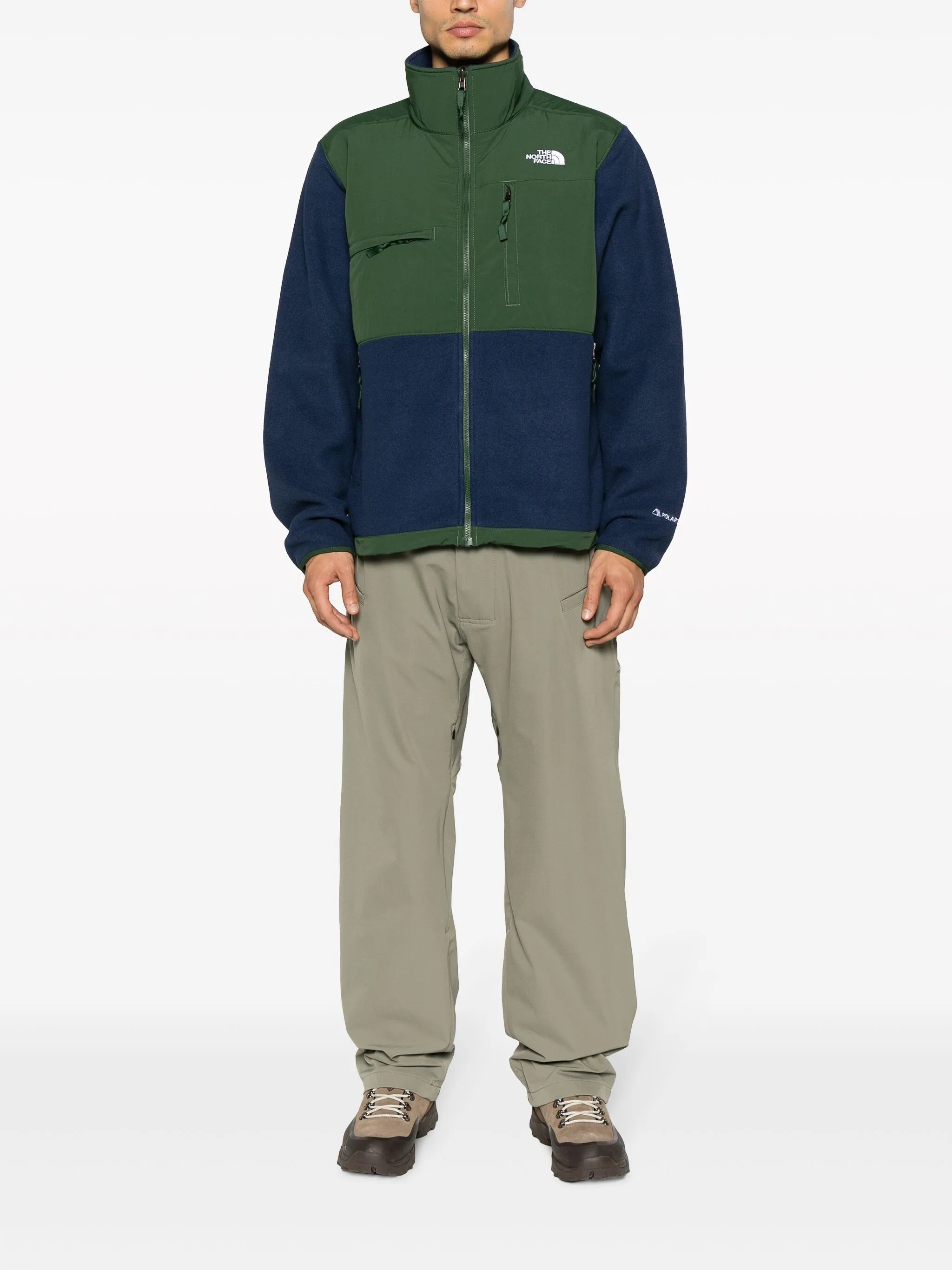 Denali logo-print panelled jacket