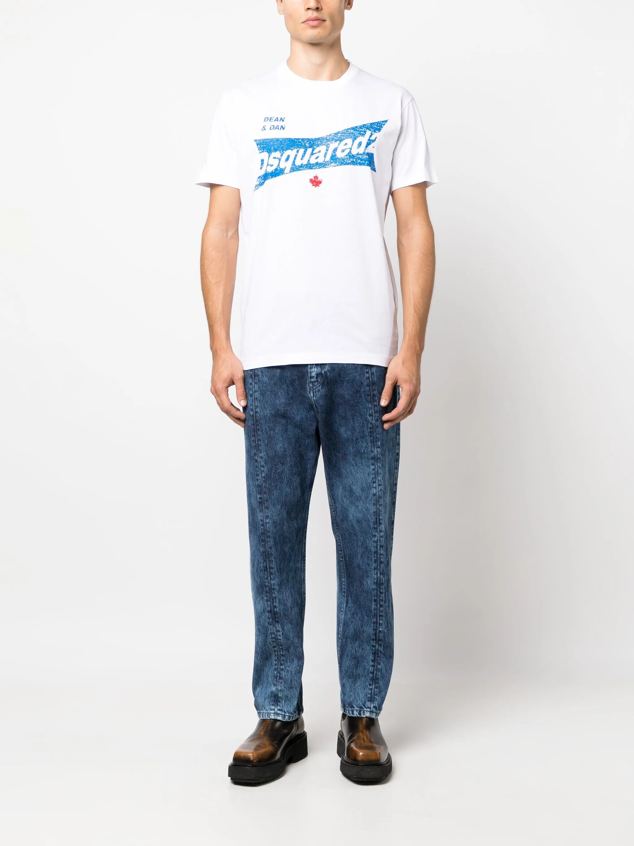 logo-print cotton T-shirt