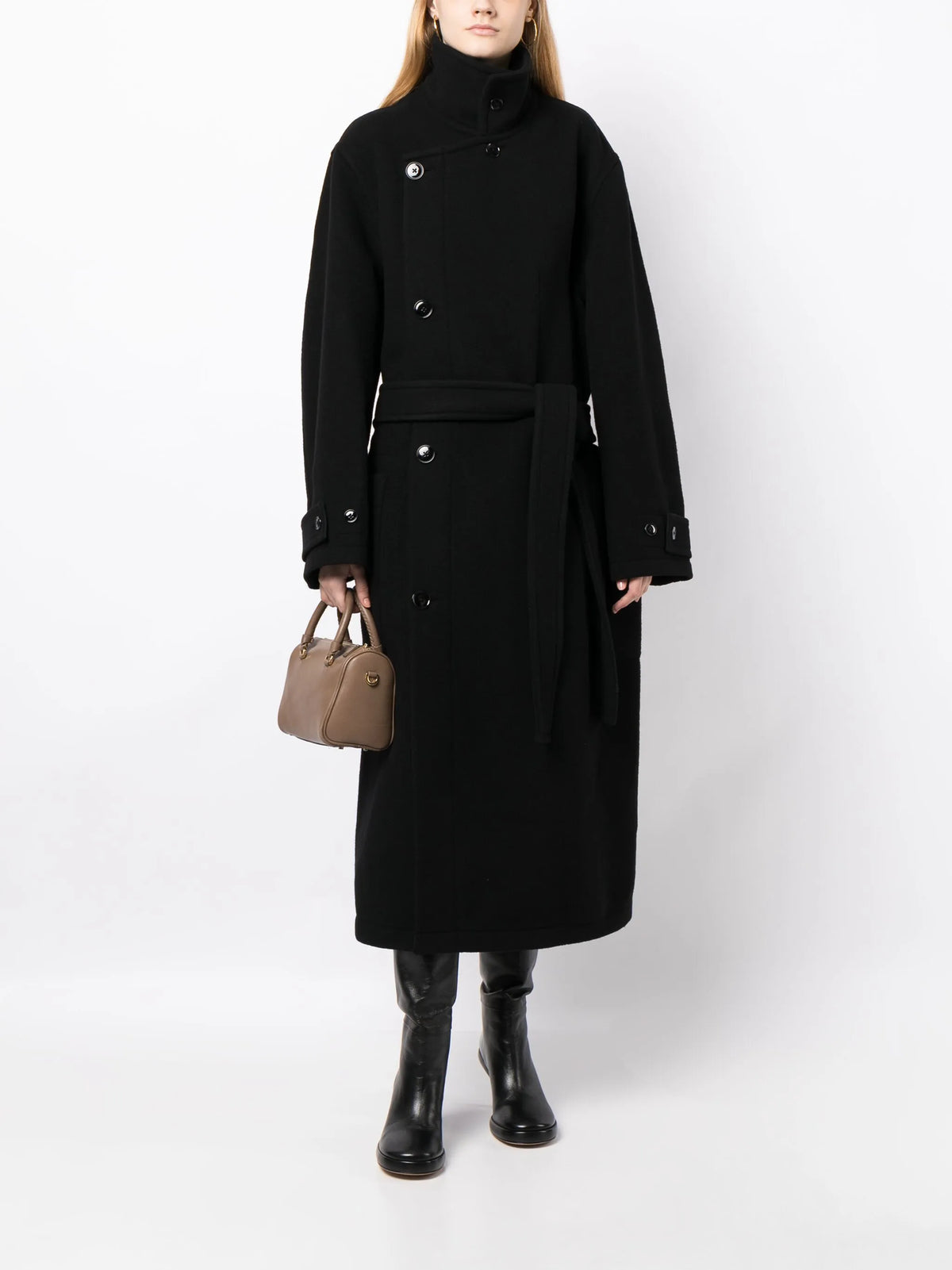 wrap coat in wool