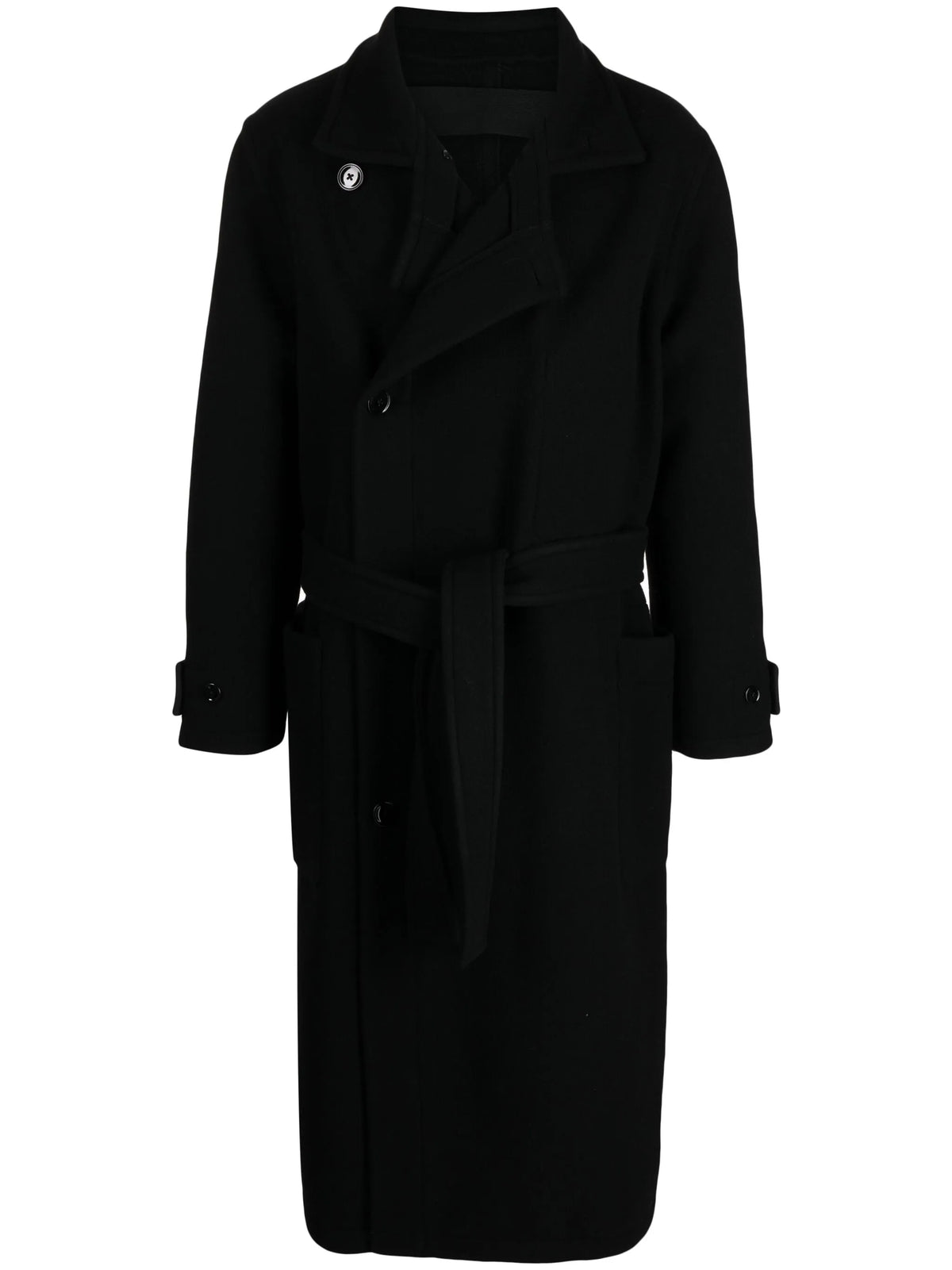 wrap coat in wool
