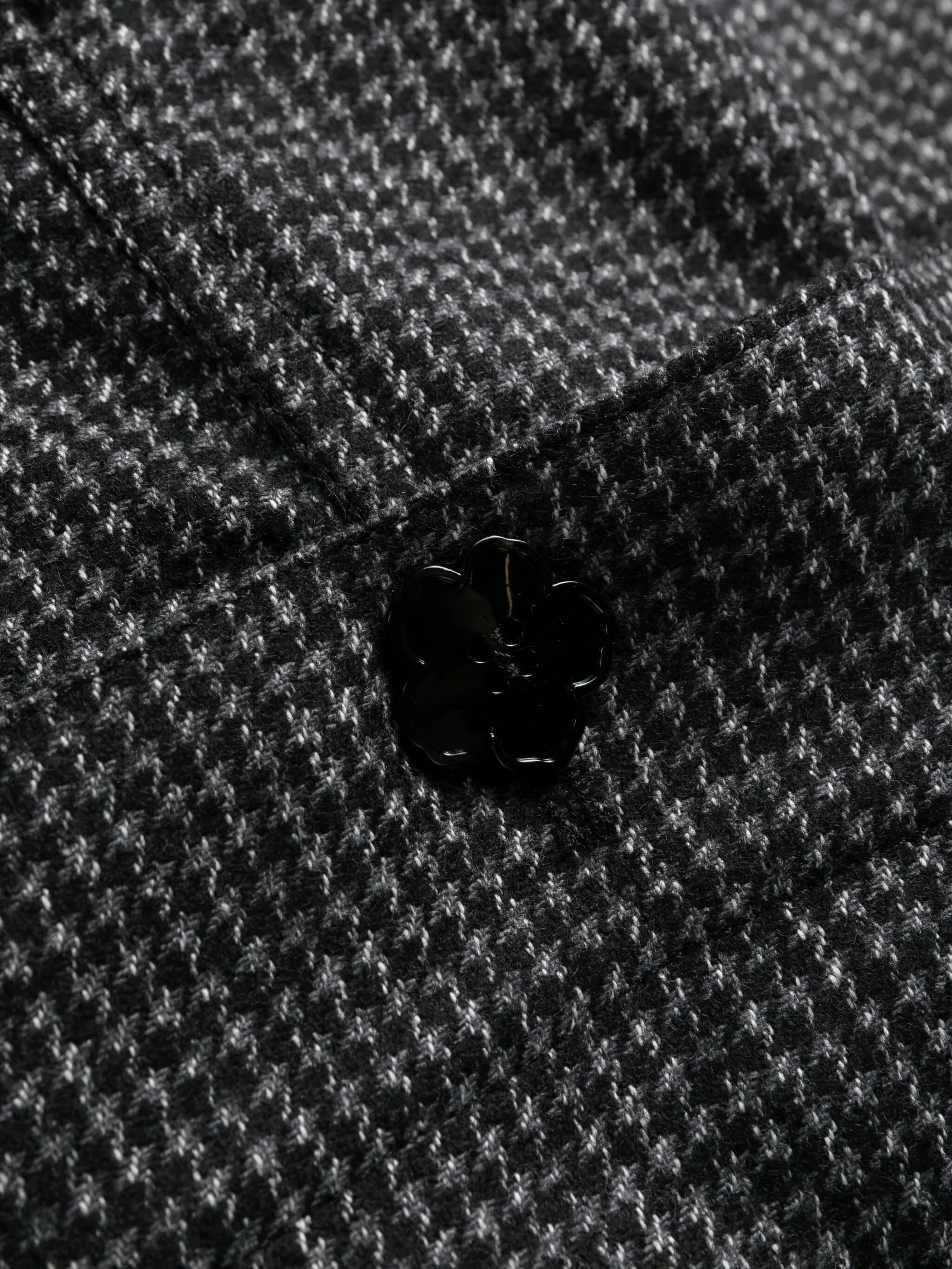 logo-patch check-pattern tapered trousers