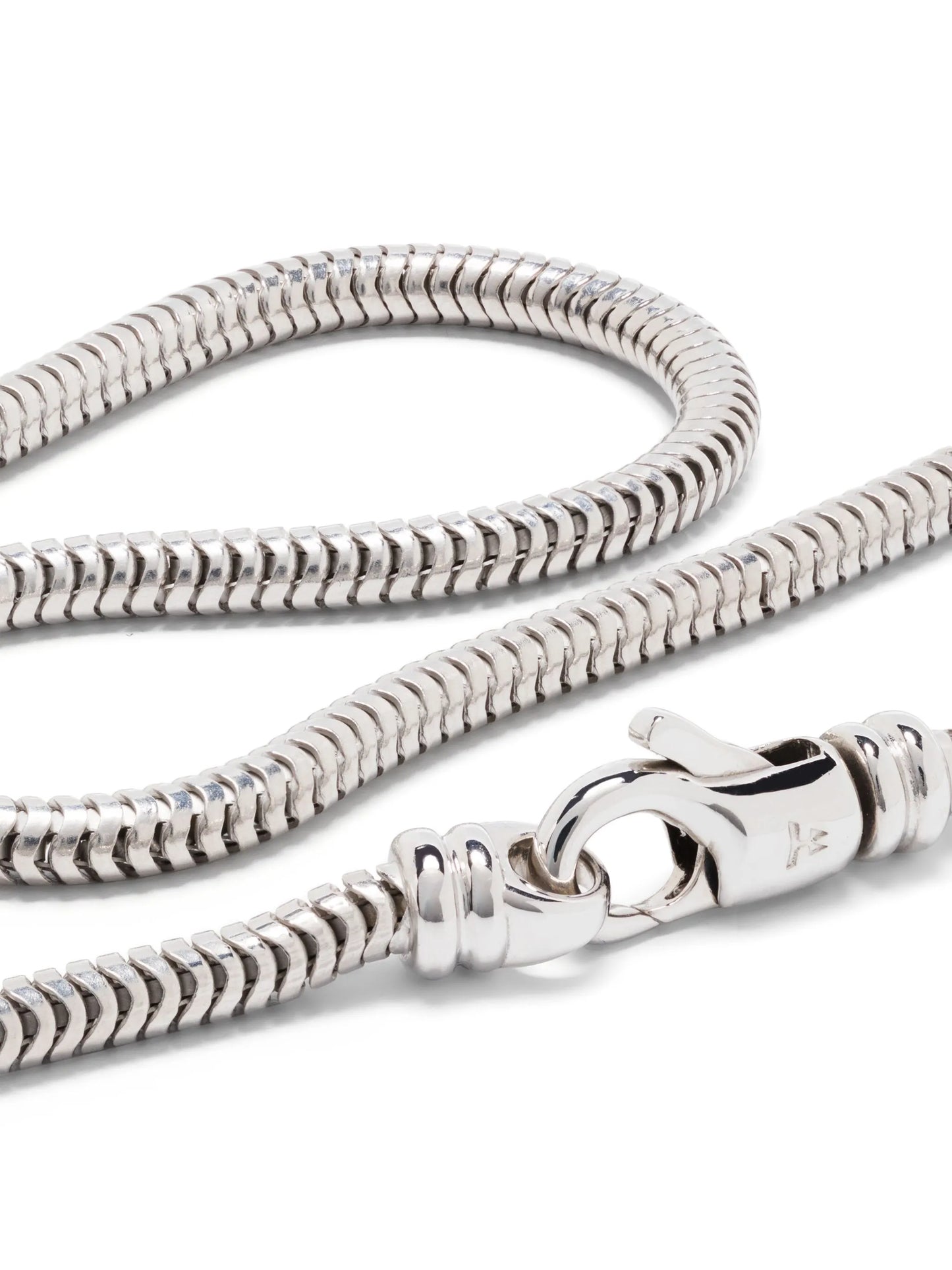 snake-chain sterling-silver necklace