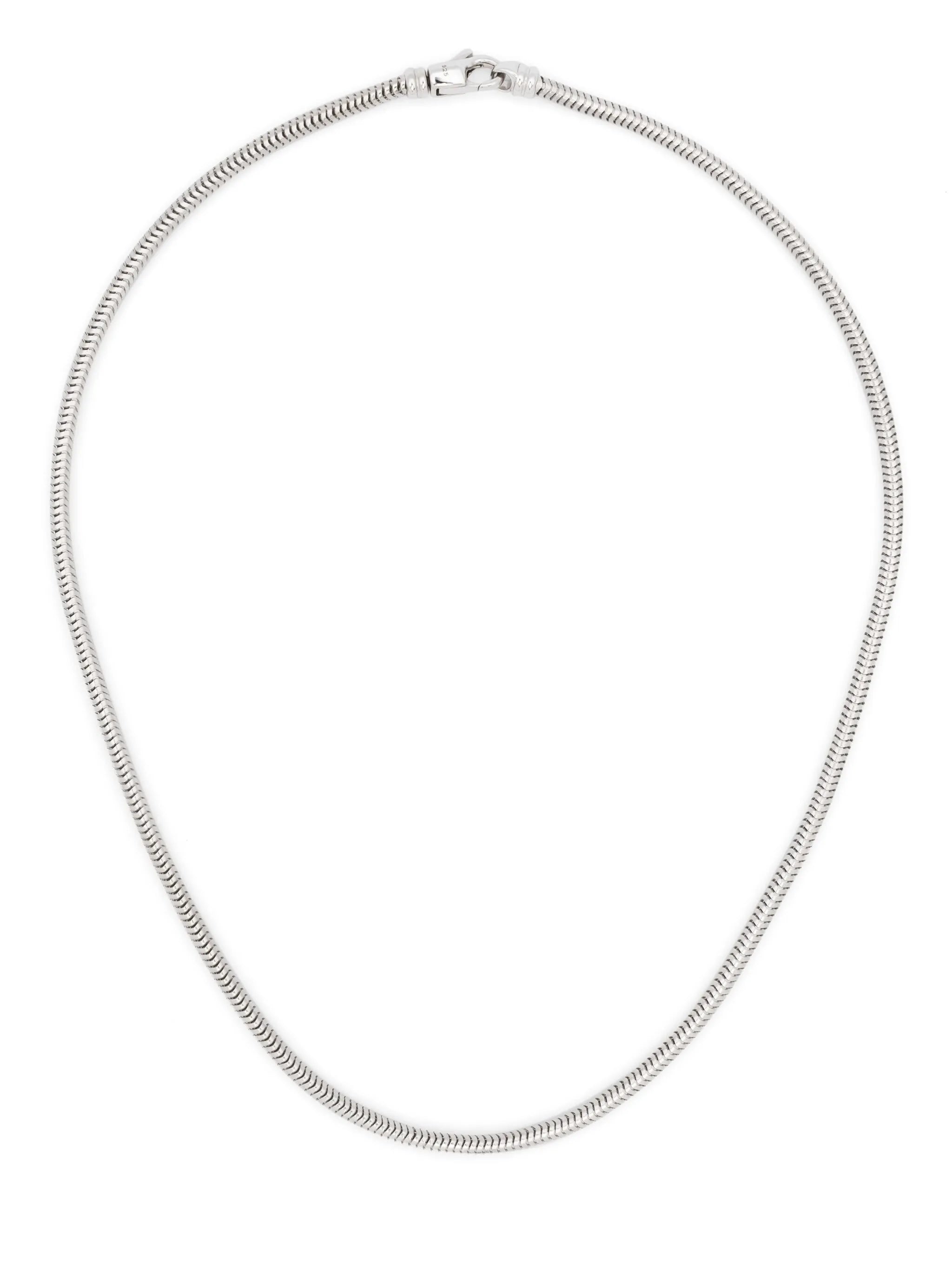 snake-chain sterling-silver necklace