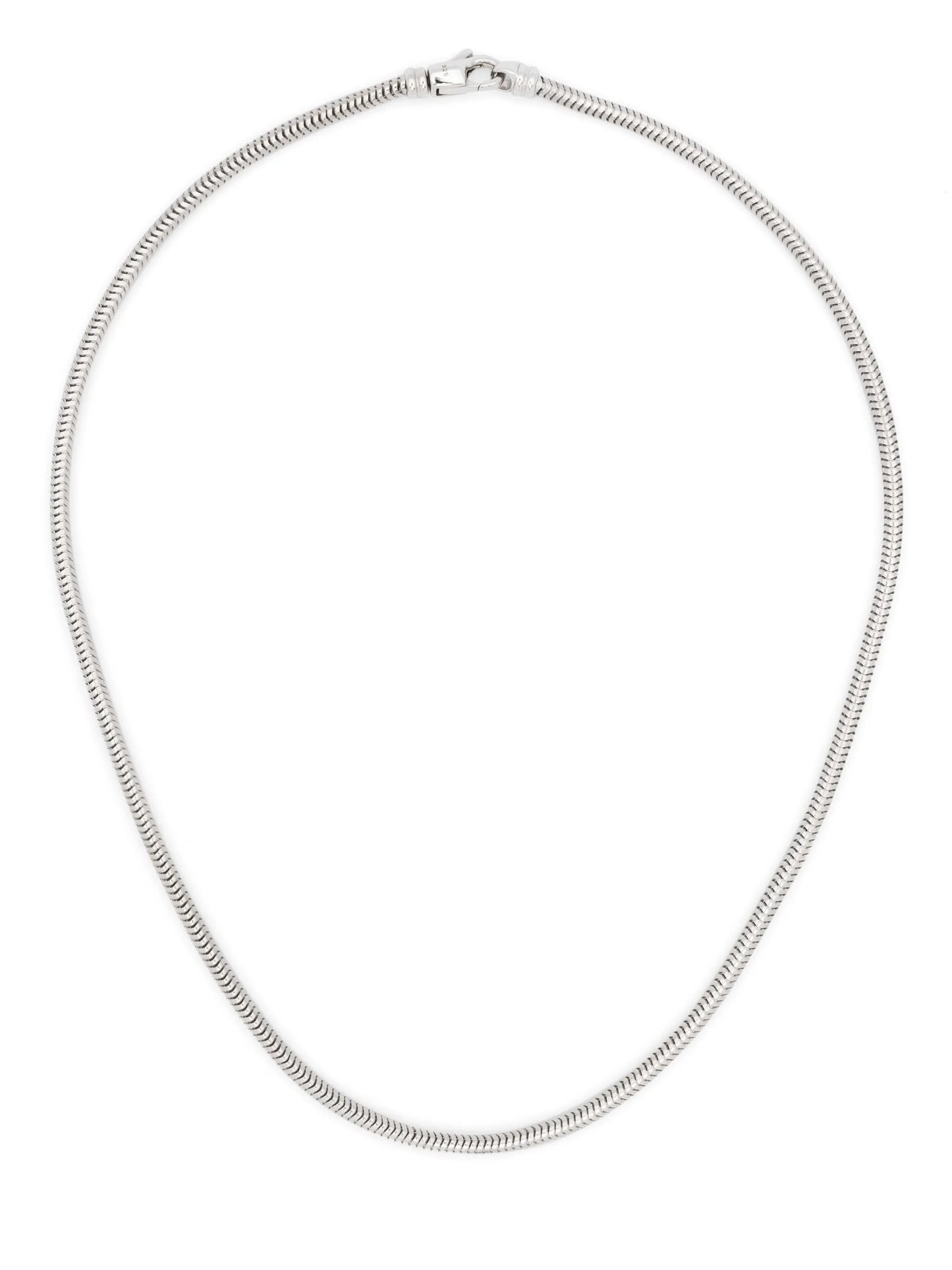snake-chain sterling-silver necklace