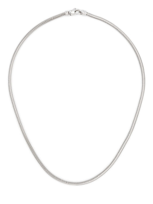 snake-chain sterling-silver necklace