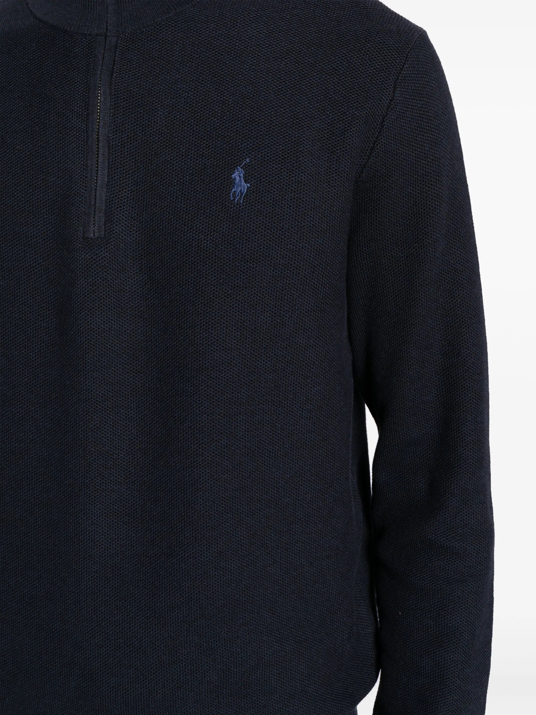 logo-embroidered sweatshirt