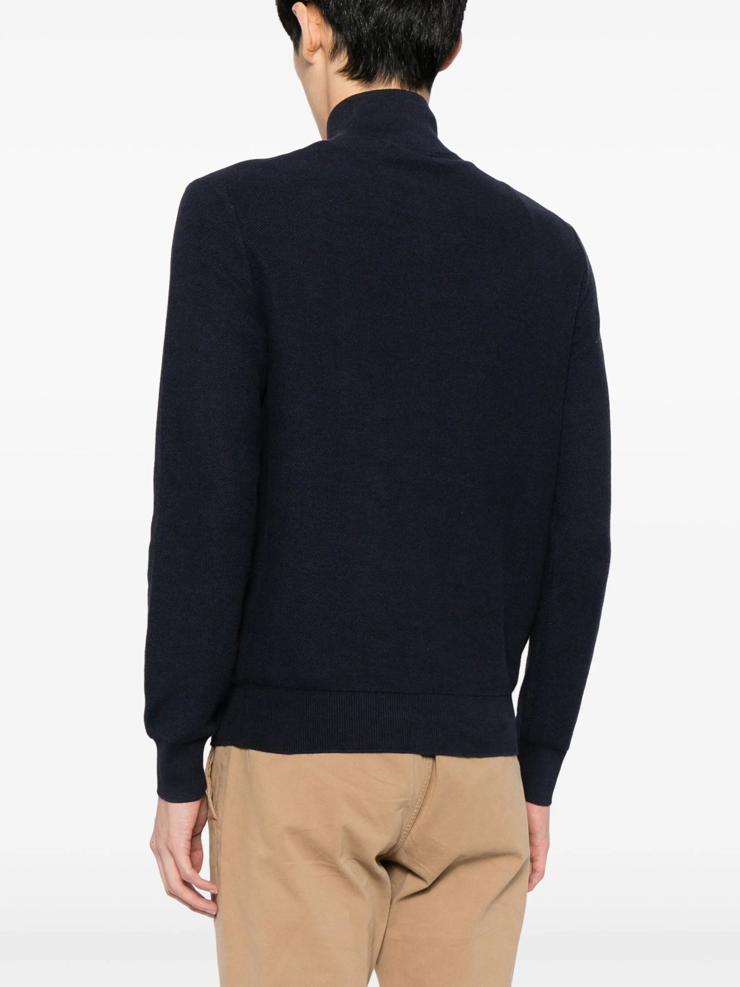 logo-embroidered sweatshirt