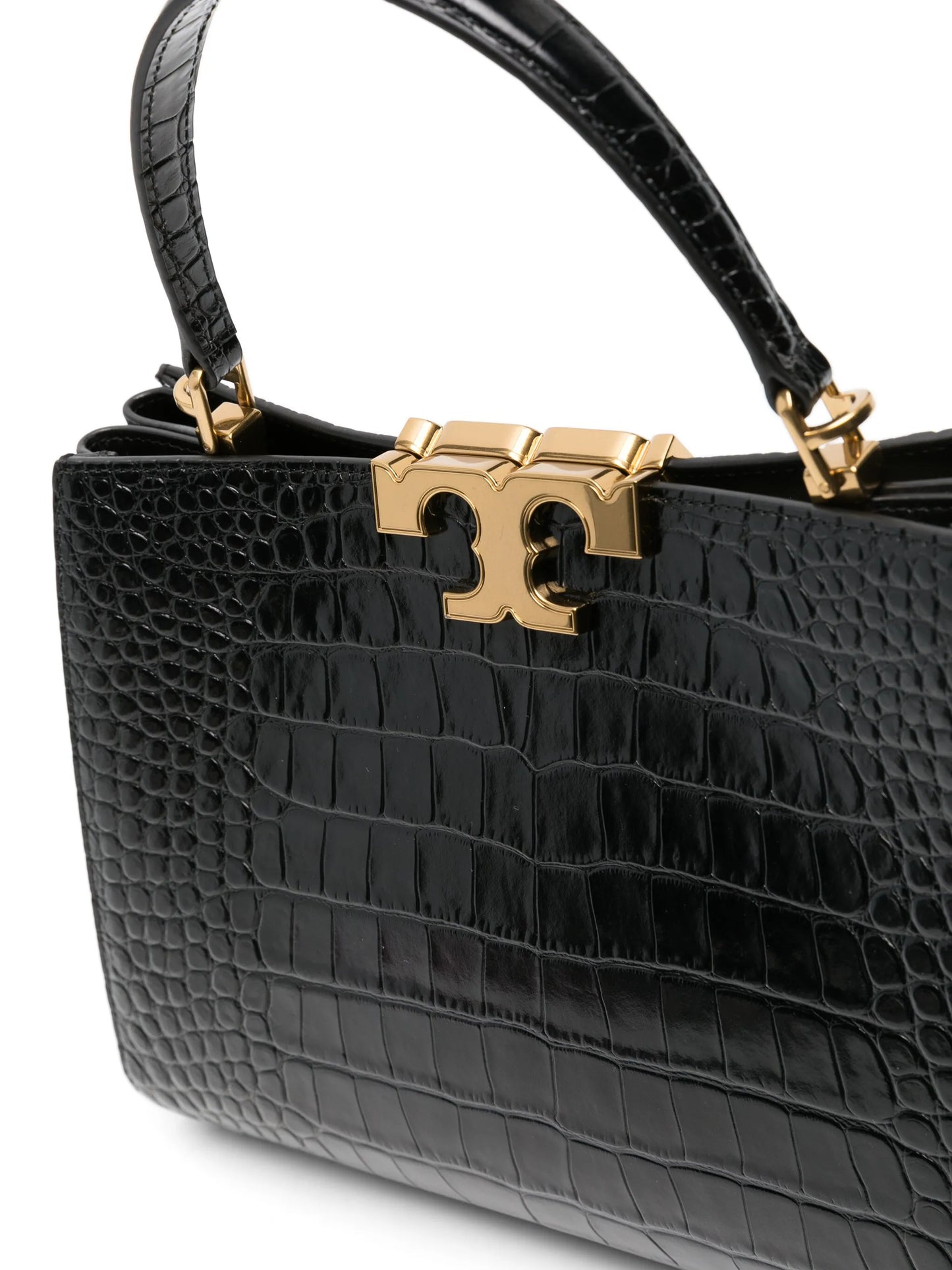 Eleanor crocodile-embossed tote bag