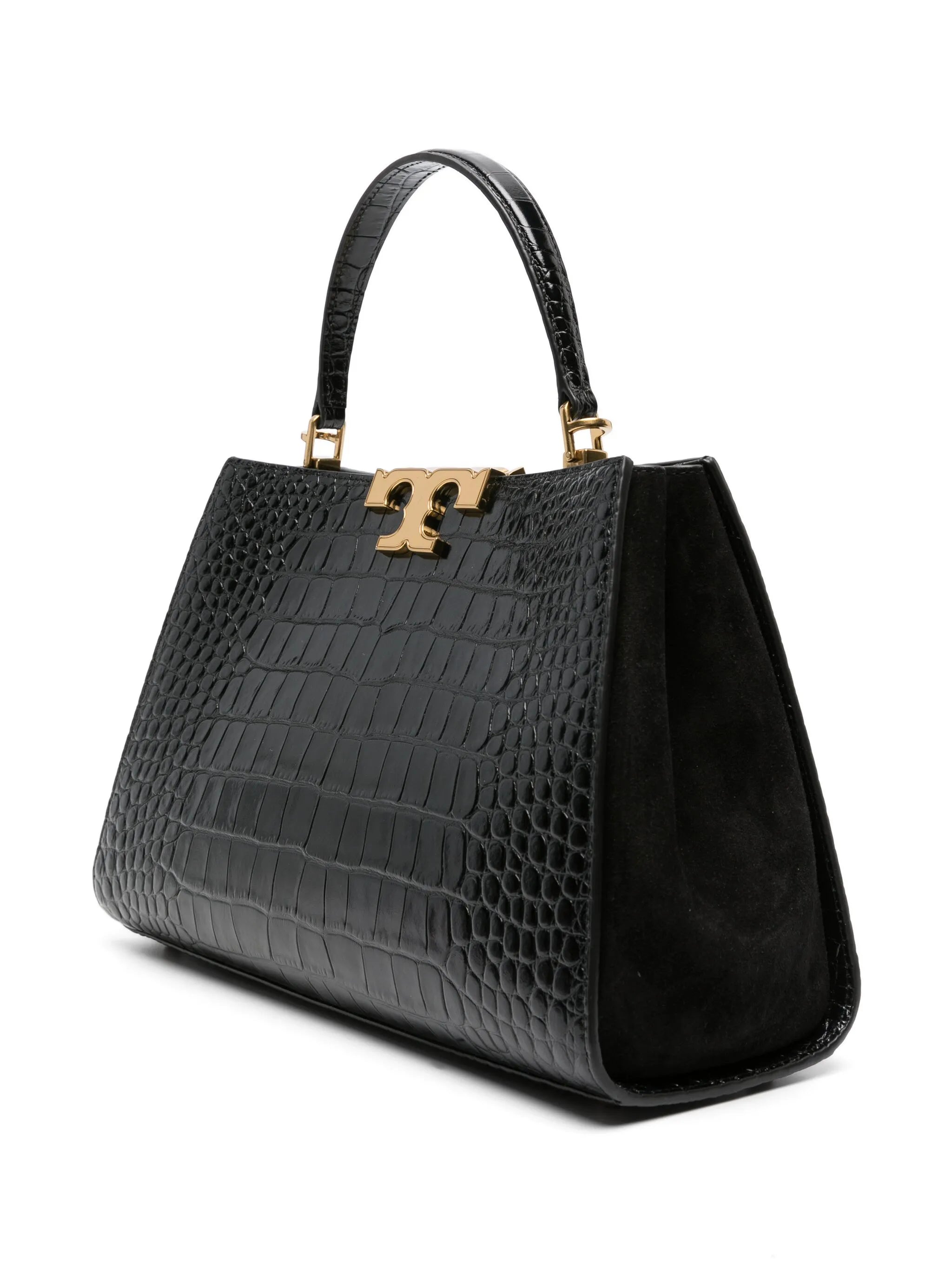 Eleanor crocodile-embossed tote bag