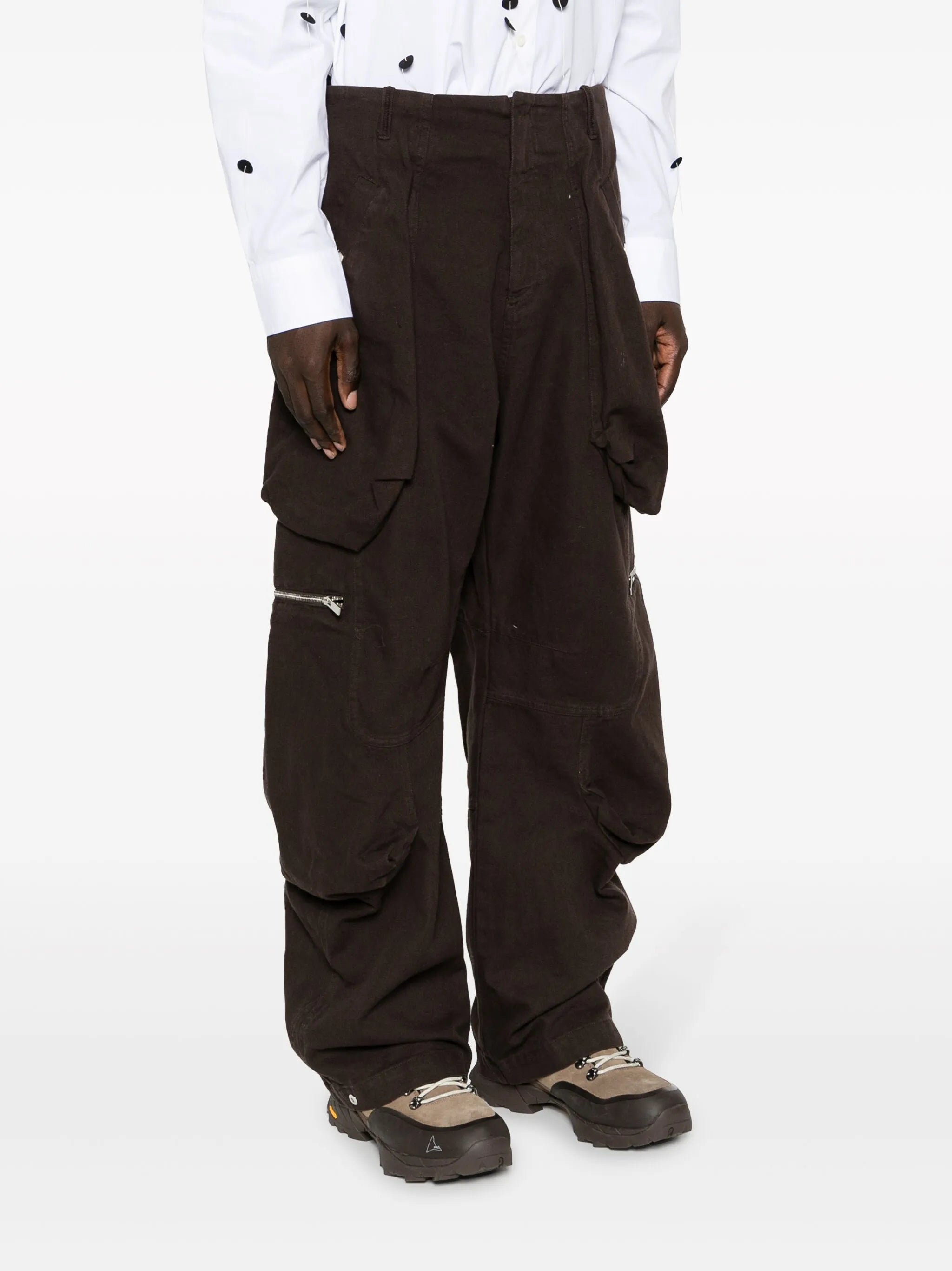 Le Cargo Croissant straight-leg trousers