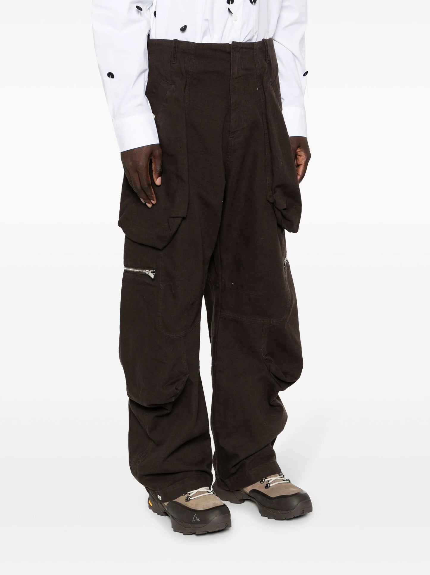 Le Cargo Croissant straight-leg trousers
