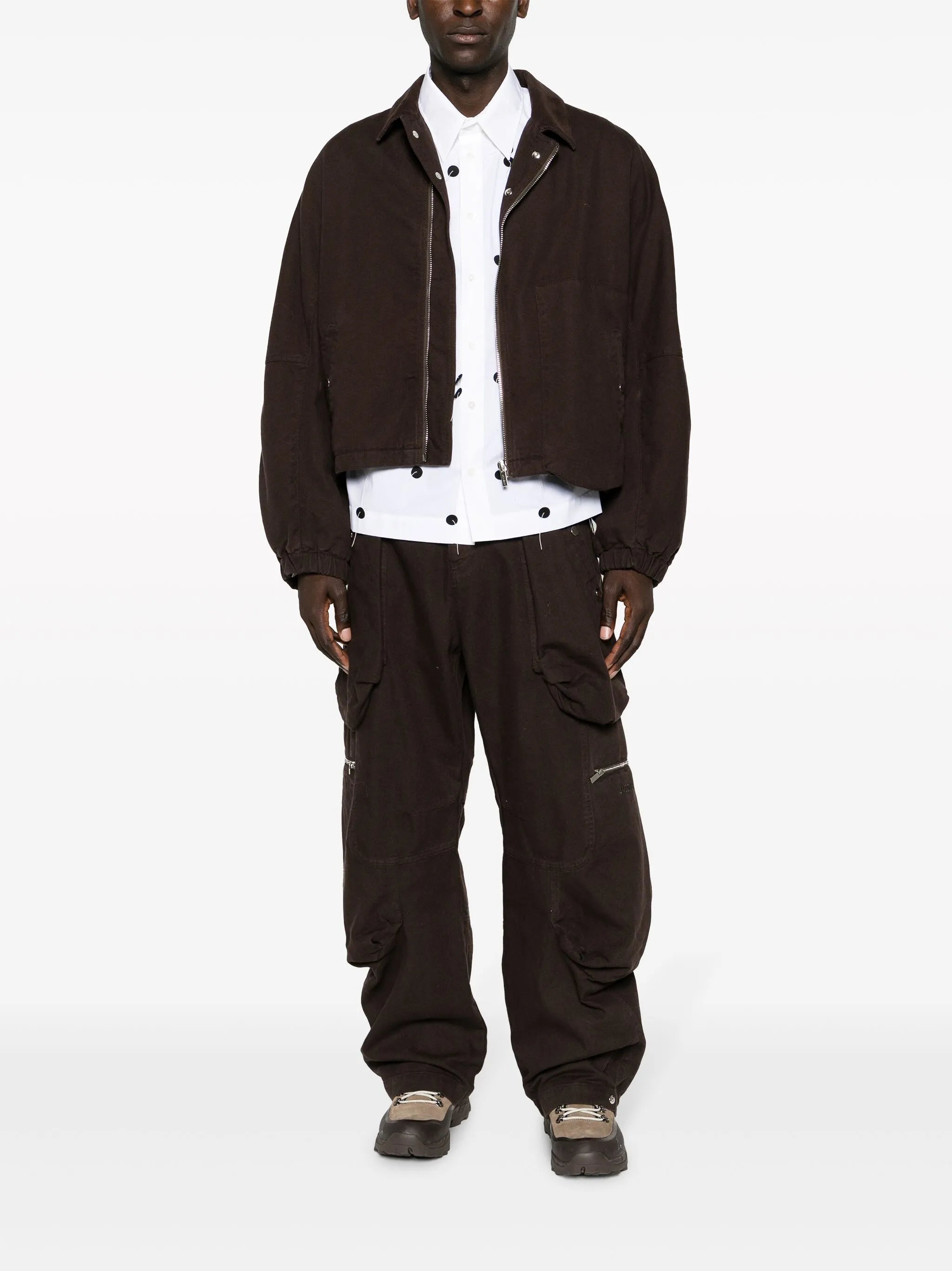 Le Cargo Croissant straight-leg trousers