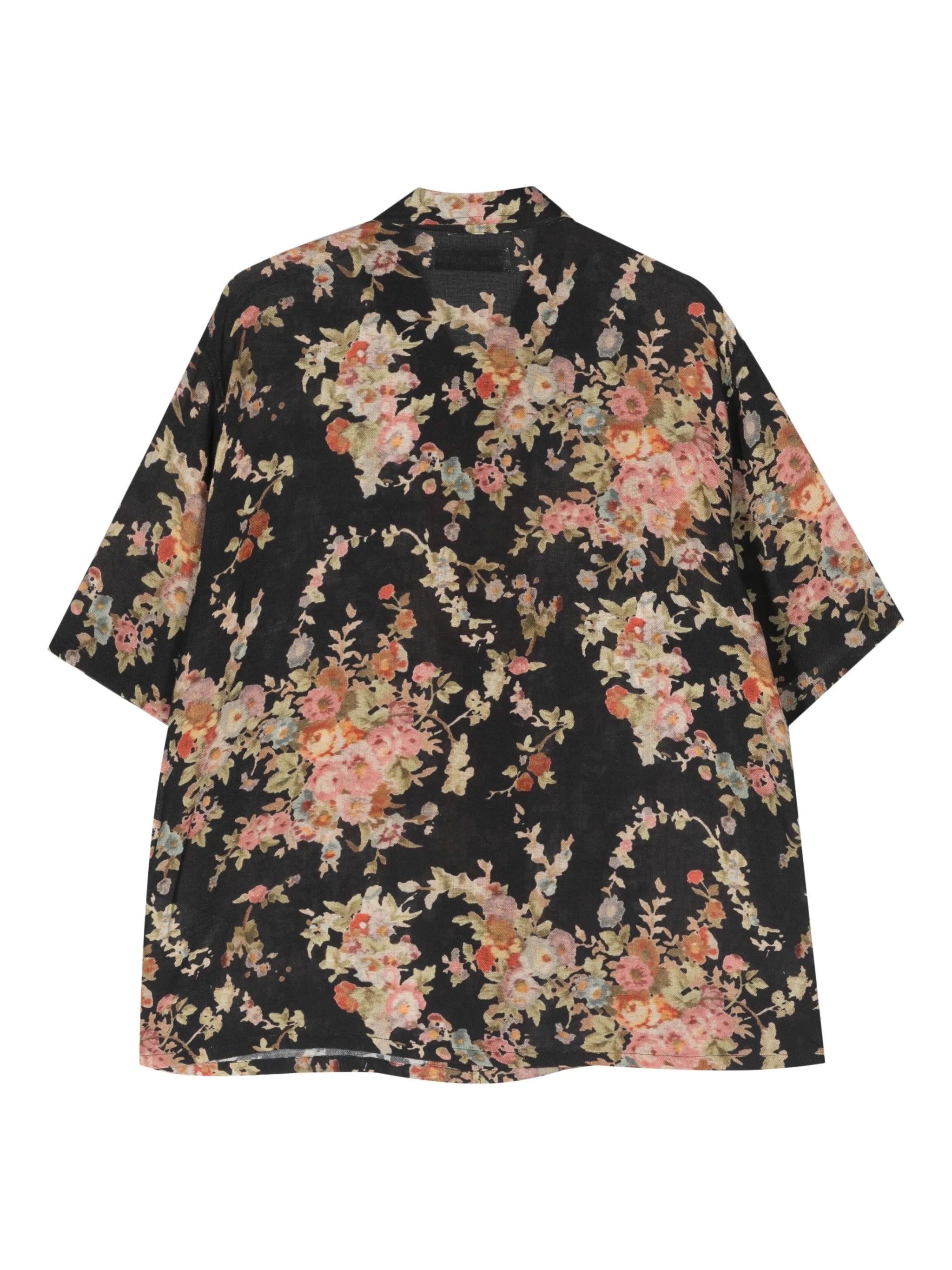 Elder floral-print cotton shirt