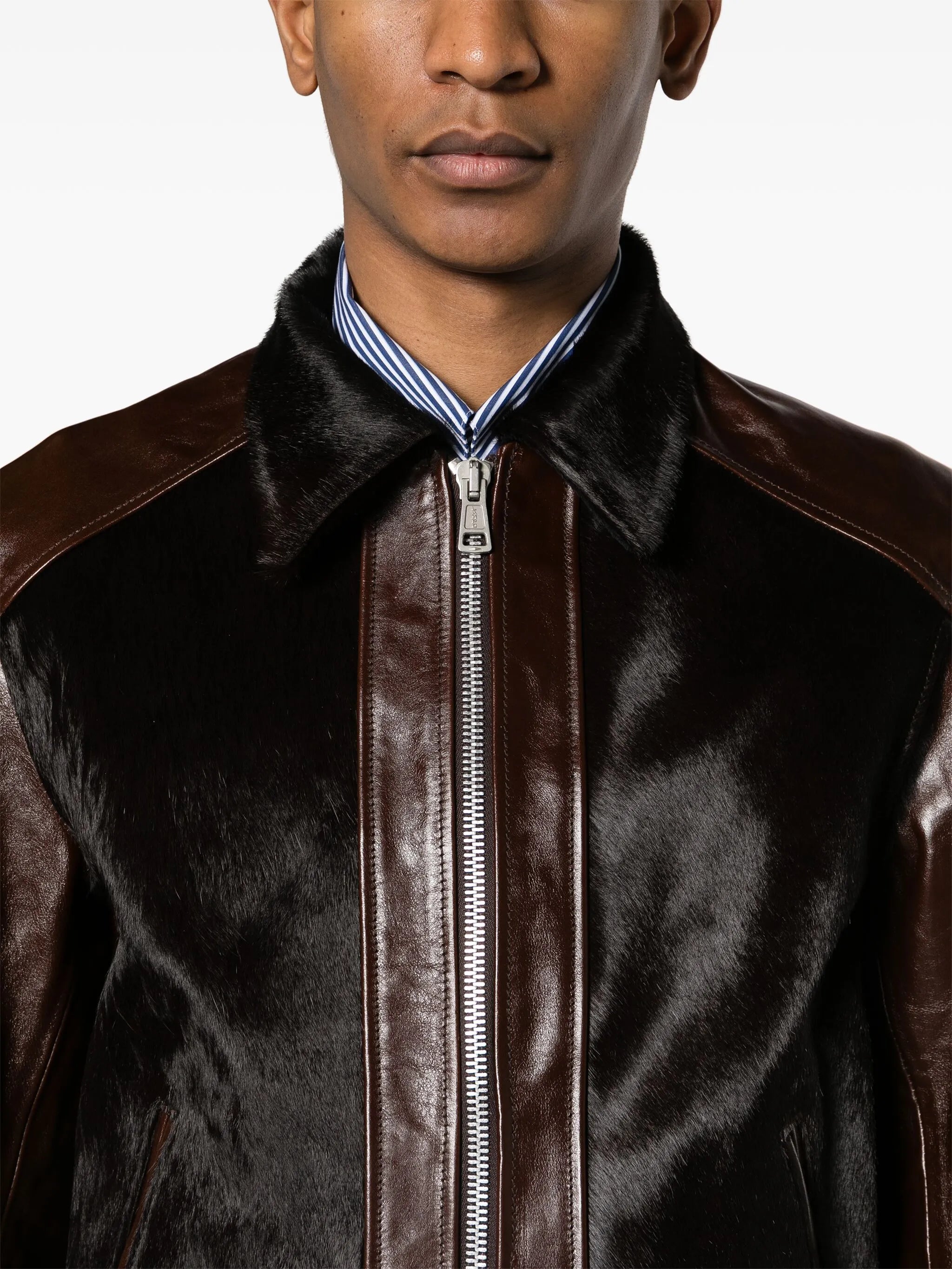 Andalou leather jacket