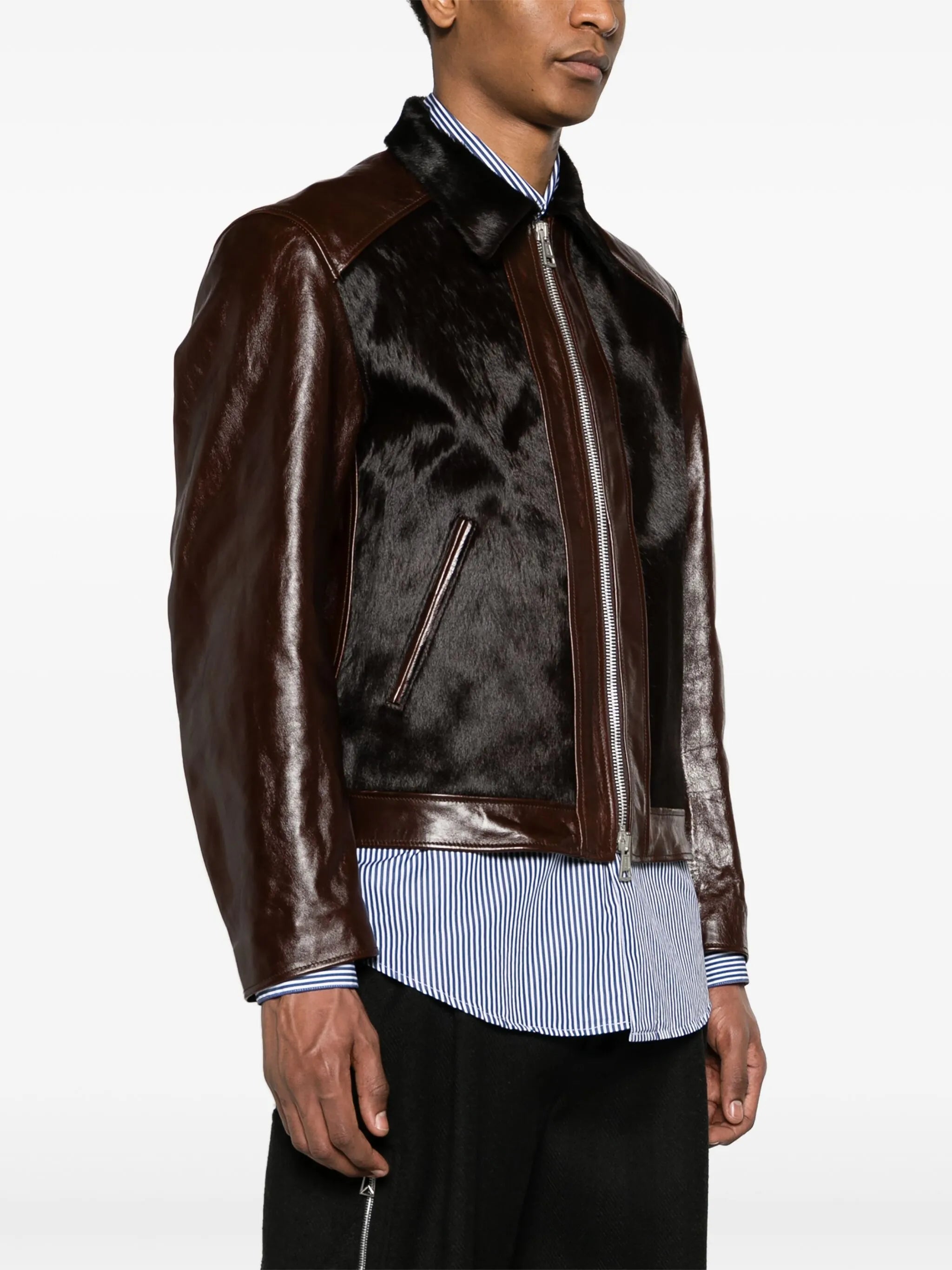 Andalou leather jacket